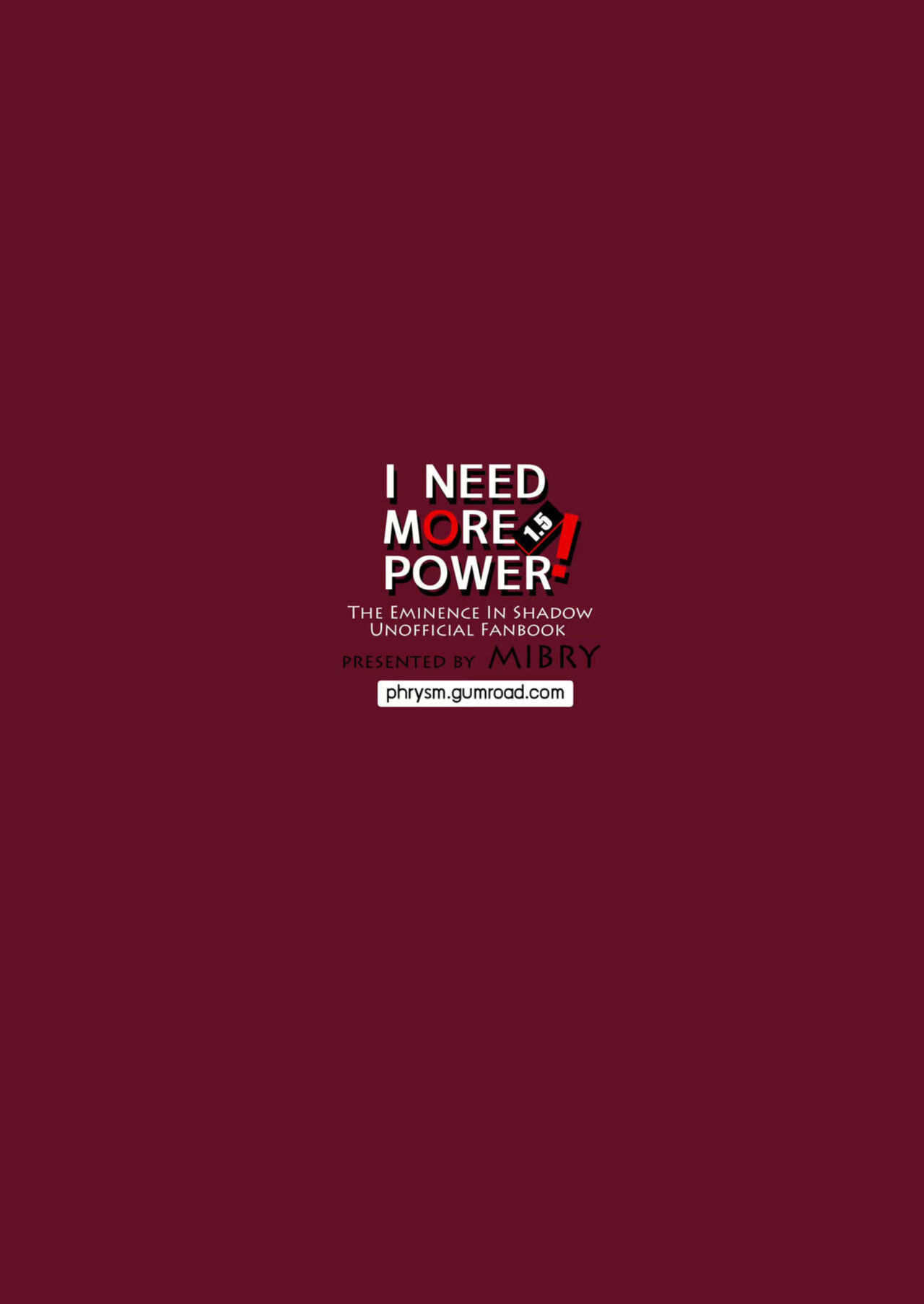 [Miburi (MIBRY)] I NEED MORE POWER! 1.5 (Kage no Jitsuryokusha ni Naritakute!)