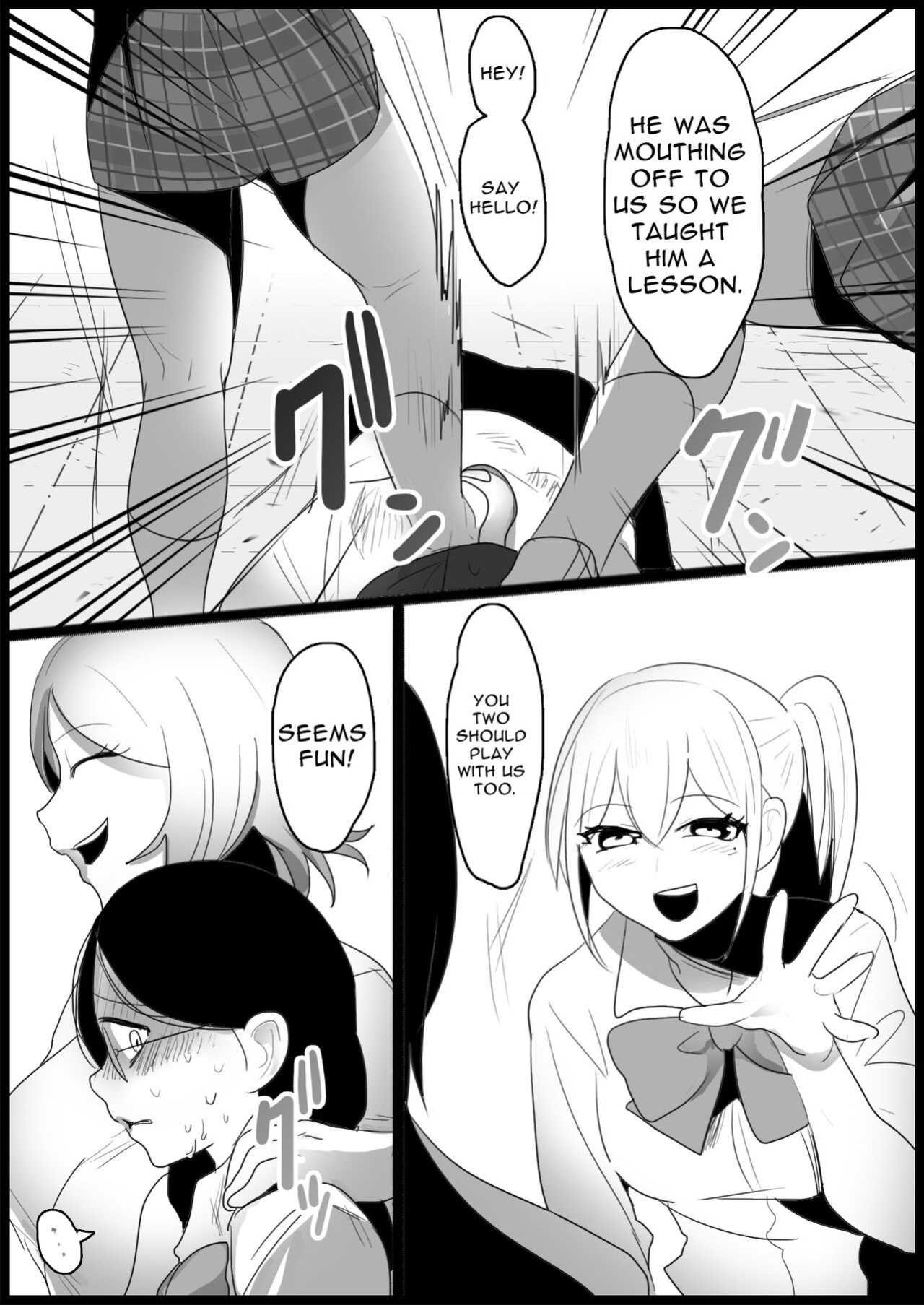 [Blitzkrieg, Toppogi] Bullied by delinquent gals
