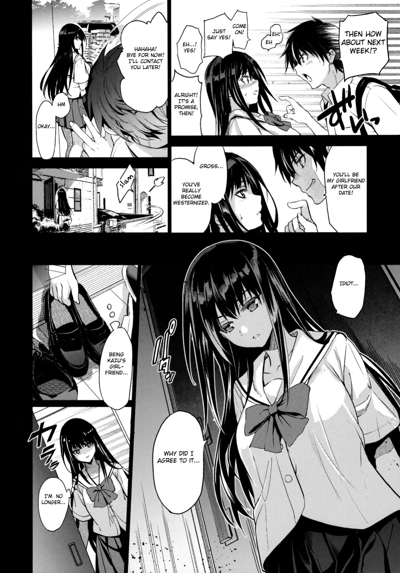 (C99) [Jingai Makyou (Inue Shinsuke)] Otonari no Nie Ni Chichi ni Enko o Shiirareru Osananajimi [Fated Circle]