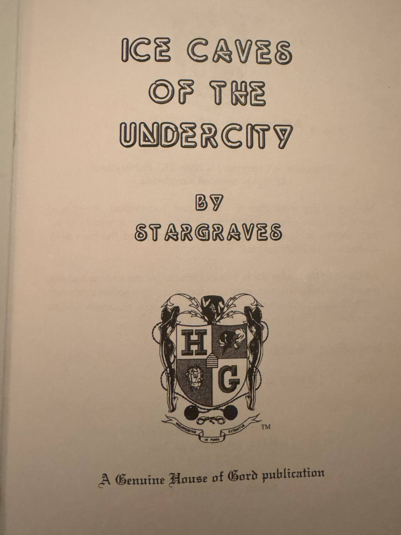 House of Gord BD-030 - Ice Caves of the Under-City (full text)
