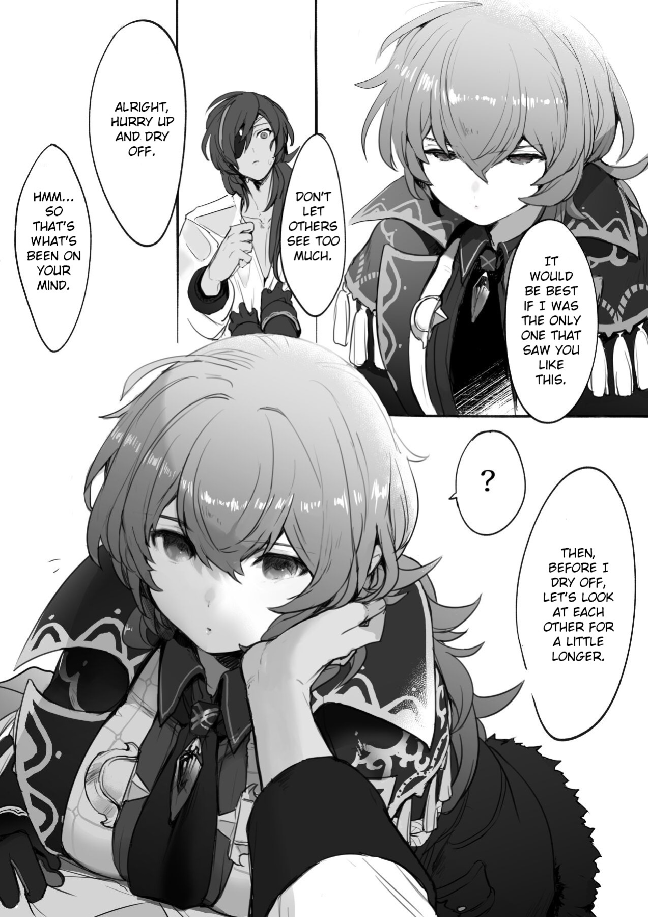 [Nuru] Nakayoshi Kaeya & Diluc Wa Chapter 1 (Genshin Impact)