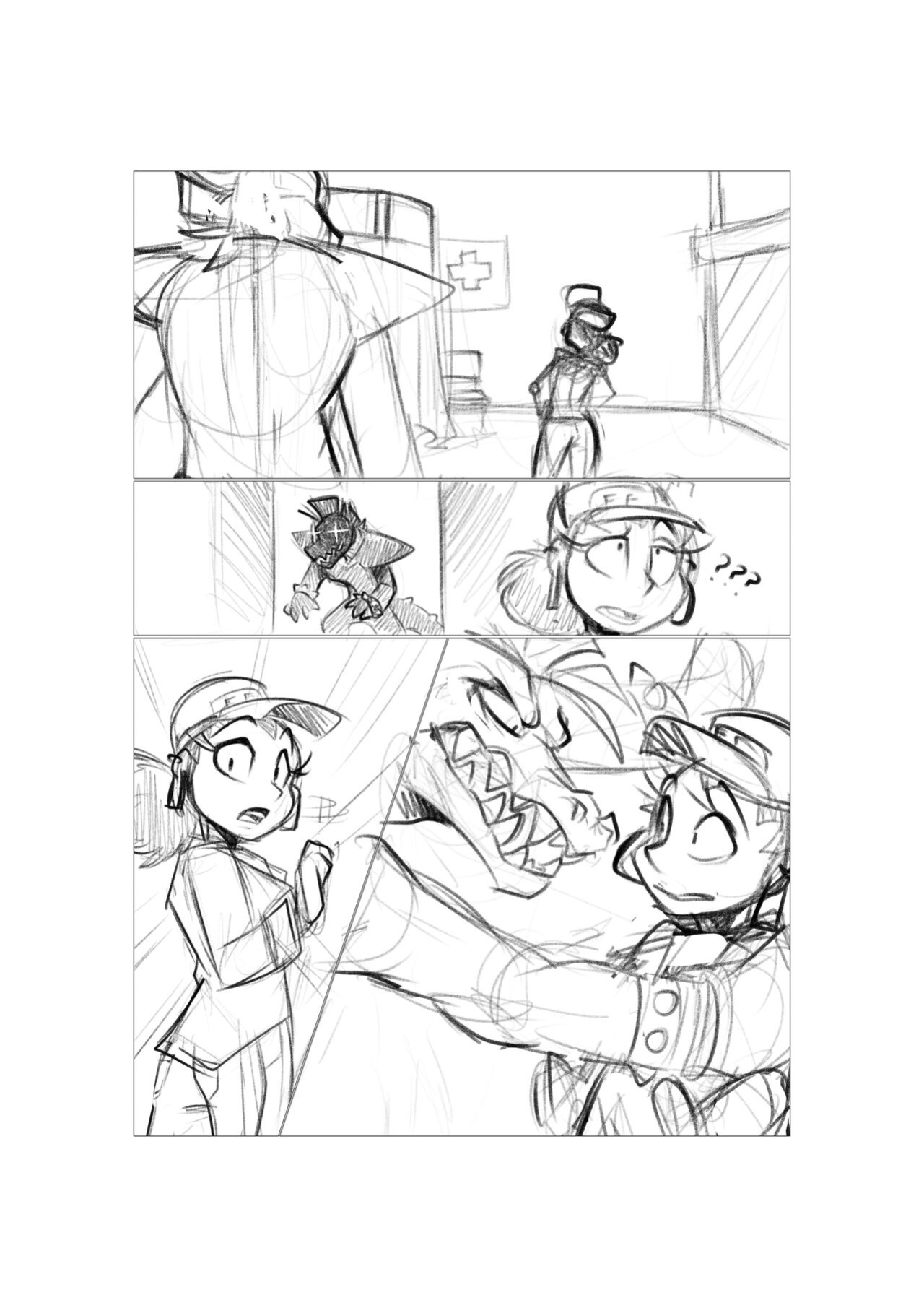 [Kayla-na/Mel-the-hybrid/Ebonychimera] Unnamed Monty Comic