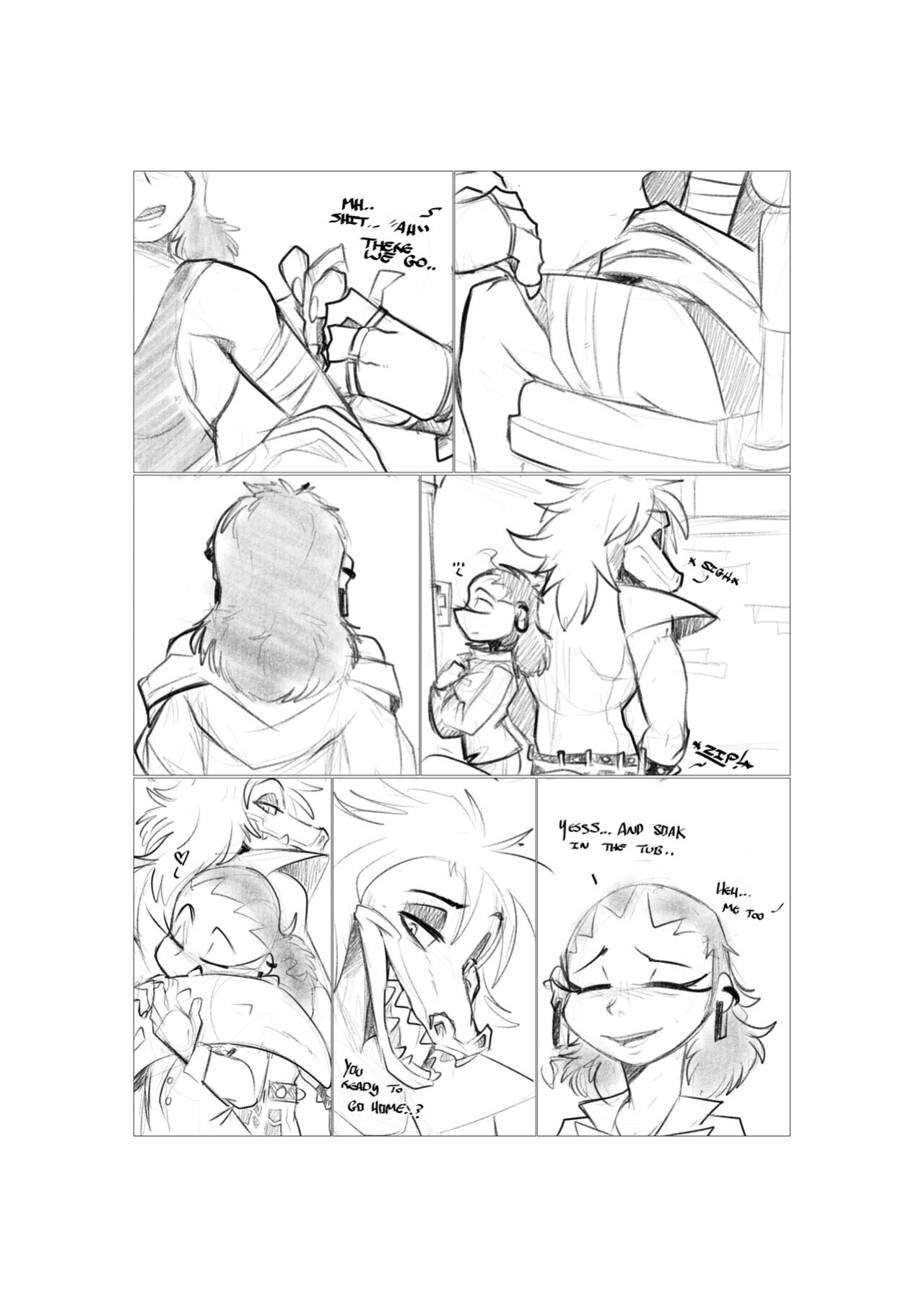 [Kayla-na/Mel-the-hybrid/Ebonychimera] Unnamed Monty Comic