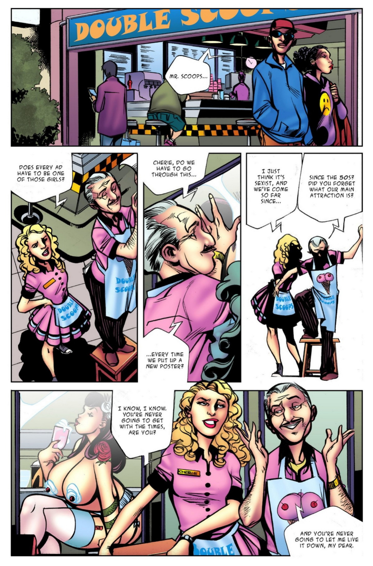 BotComics - Spells R Us, Cherie on top