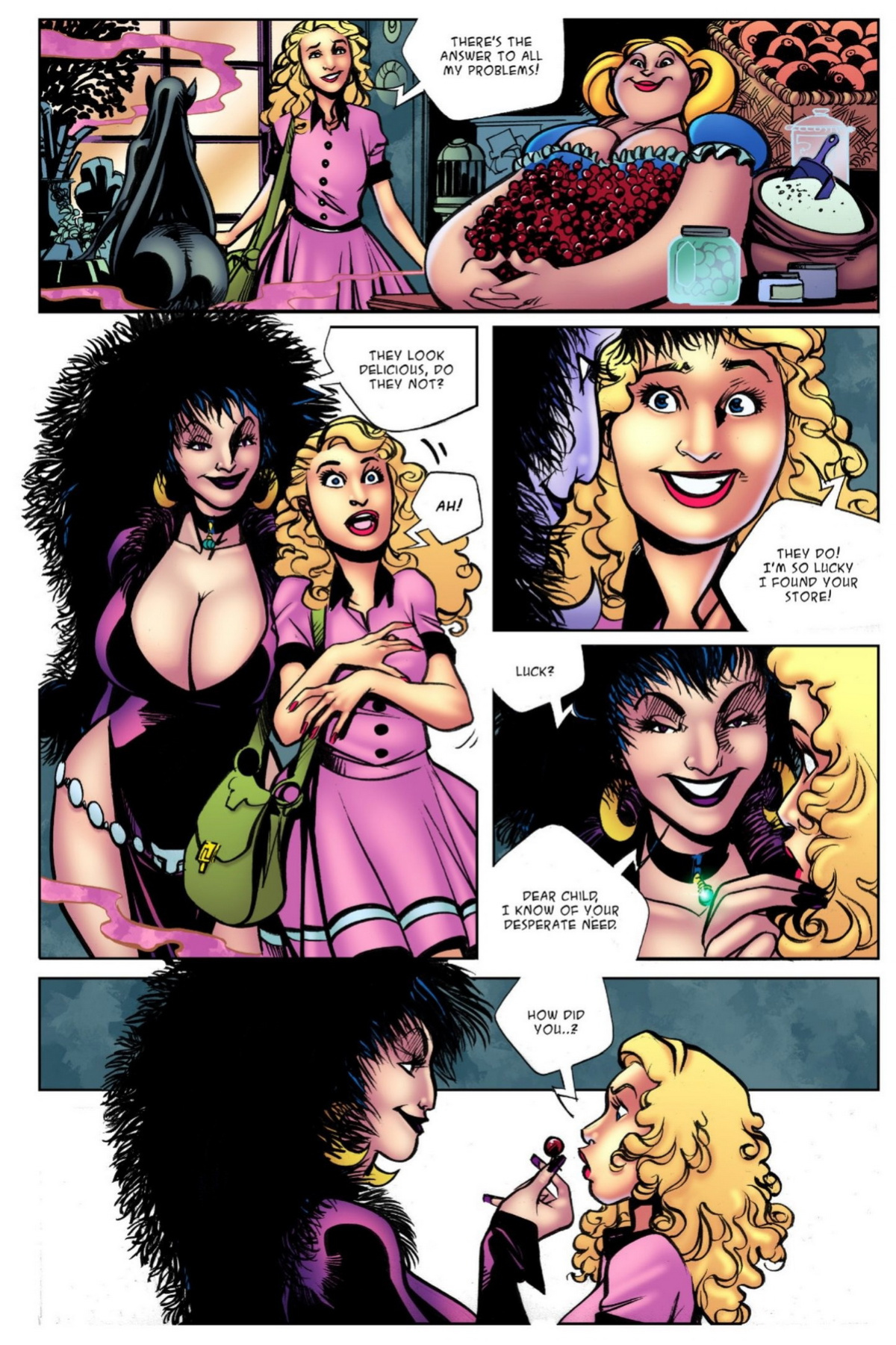 BotComics - Spells R Us, Cherie on top