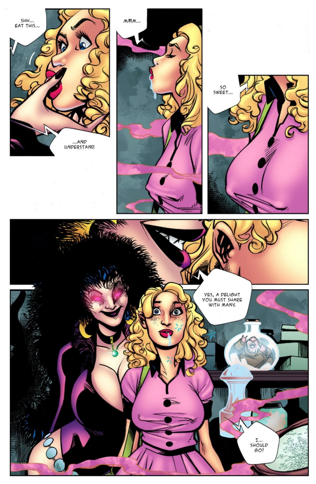 BotComics - Spells R Us, Cherie on top