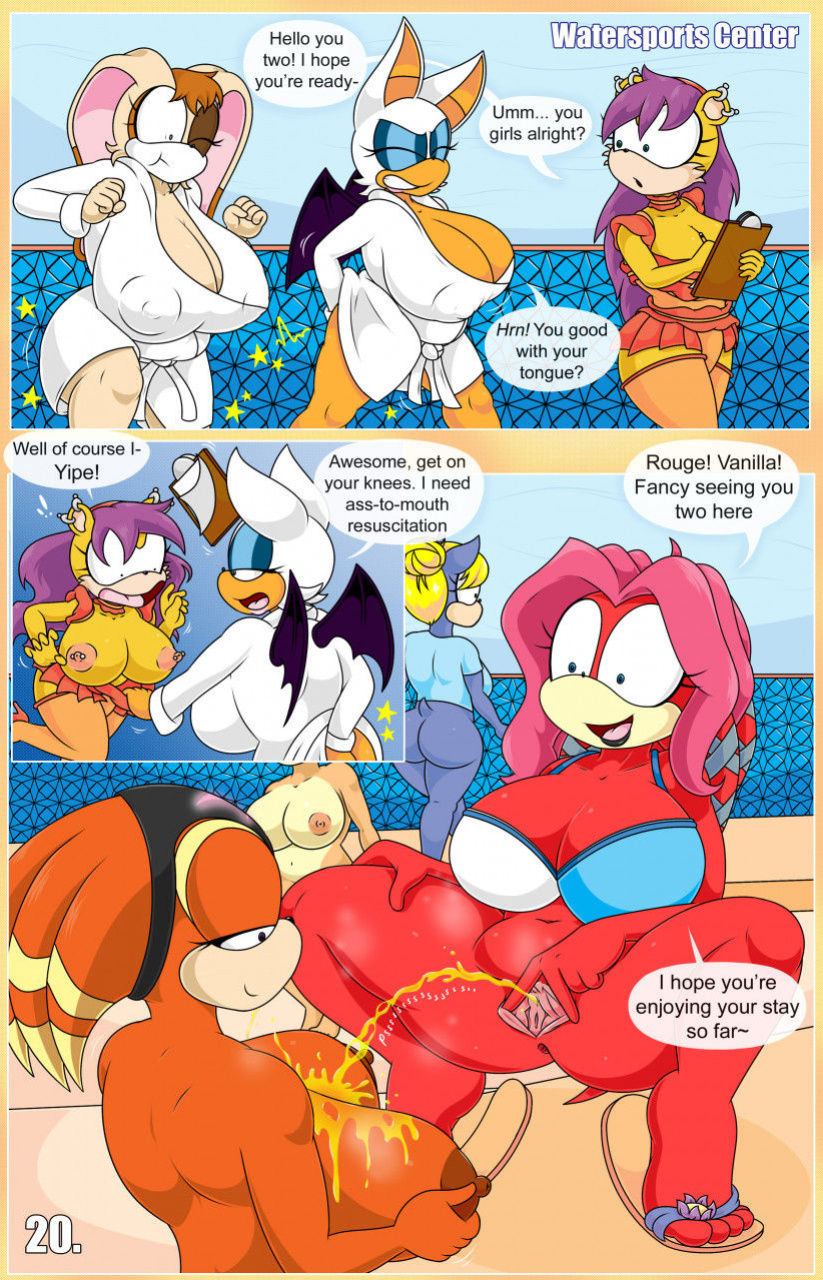 Rouge and Vanilla in: Scissors Resort (Sonic The Hedgehog) + Epilogue