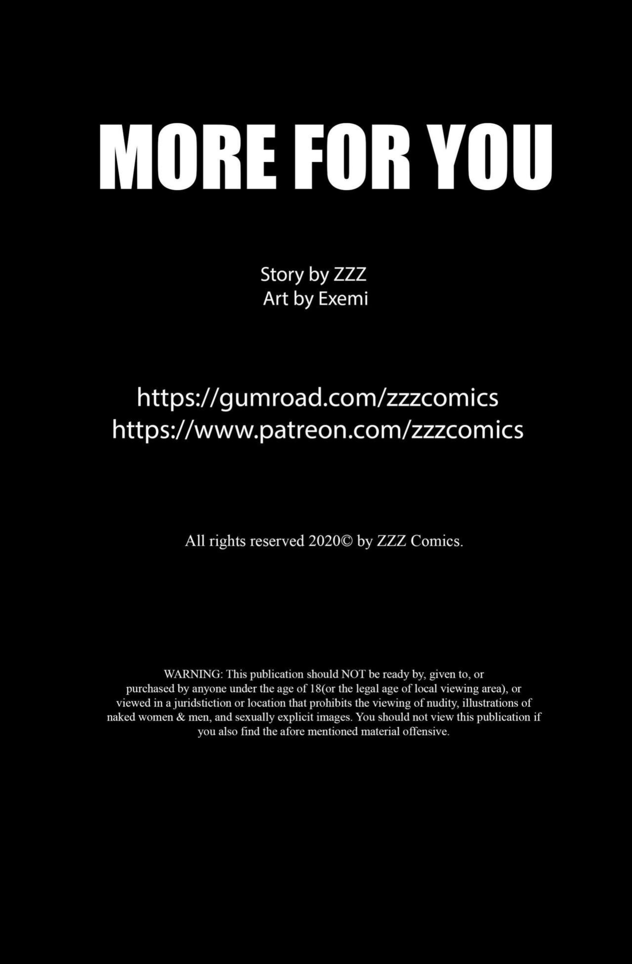 ZZZ Comics - More for you