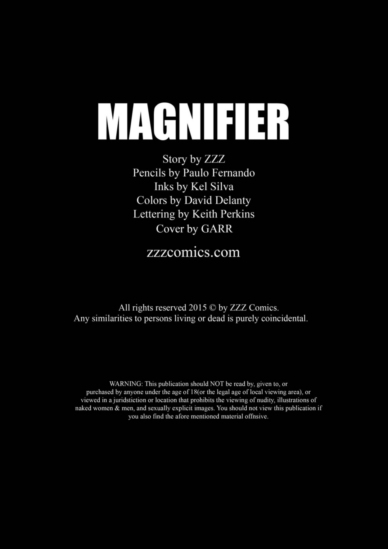 ZZZ Comics - Magnifier