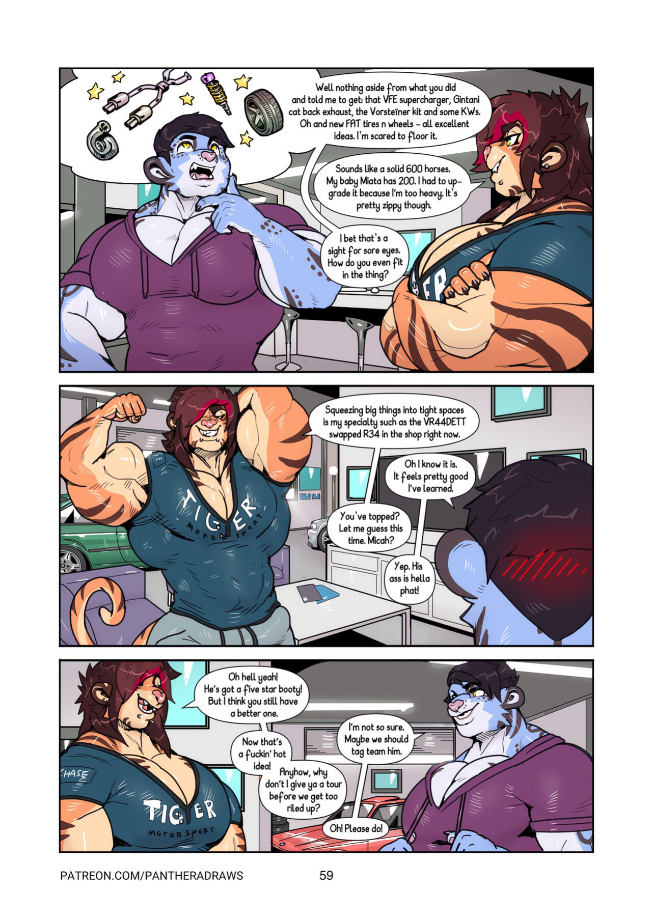 [PantheraDraws] Supercharged Part 1&2 (Hi-Res)