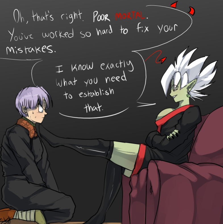 [Future Crossed] Amend: Time Patrol Trunks X Fem Zamasu (Dragon Ball Super)