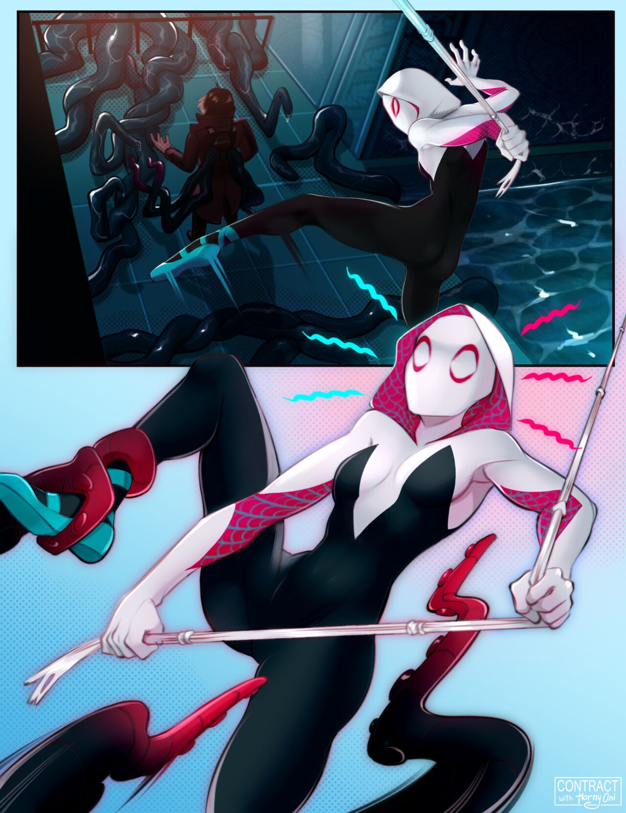 [Horny-Oni] Contract with Spider-Gwen