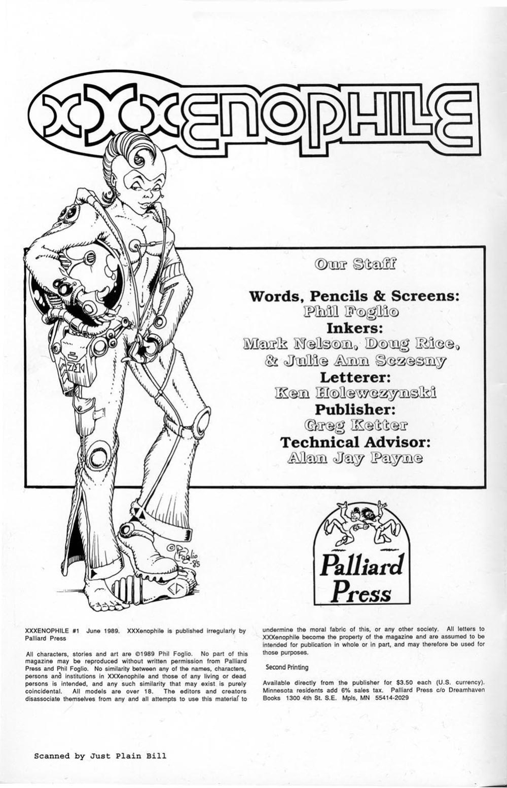 [Phil Foglio] XXXenophile №01 [original run]