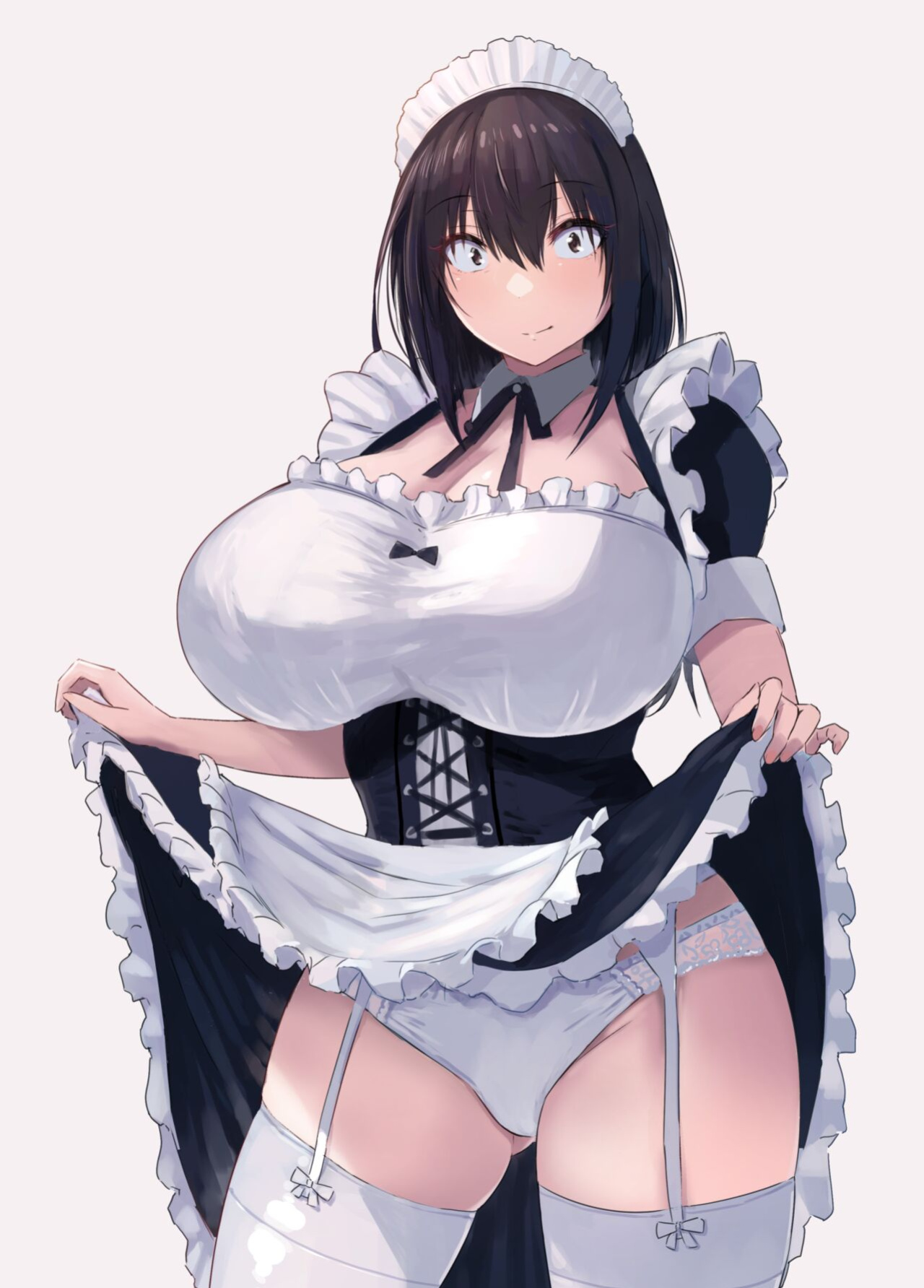 [4390works (Natsuishi Nana)] Gokuama -Yonpakugan No Maid San- | Super Sweet Crazy-eyed Maid [Team Rabu2]