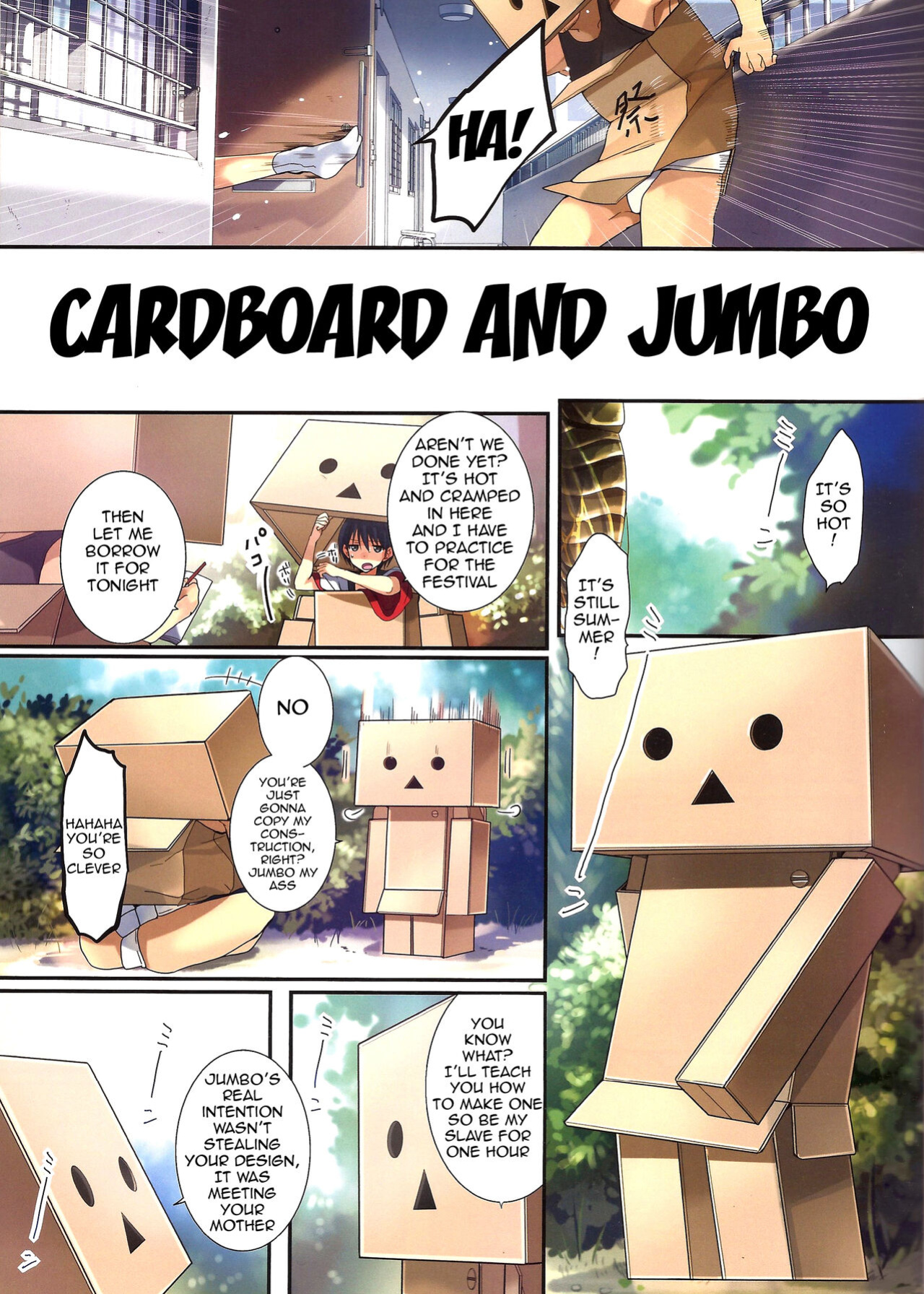 [ROUTE1 (Taira Tsukune)] Danbo- to Jumbo- (Yotsubato!)