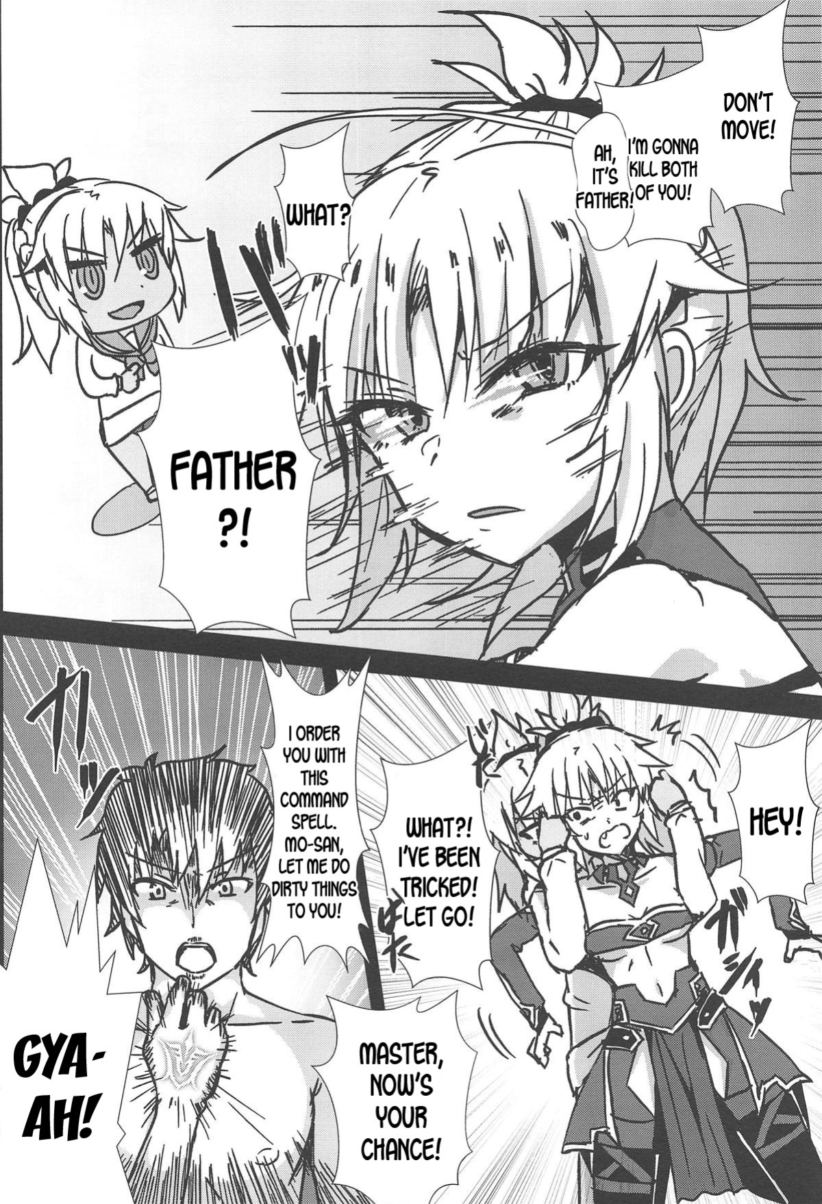 [Namashoku de Hara Kowasu Tami (Kirino Kyousuke)] Momomo!! ~Mor-san-tachi ni Motemote de Ore wa Mou Dame kamo Shinnai~ (Fate Grand Order)