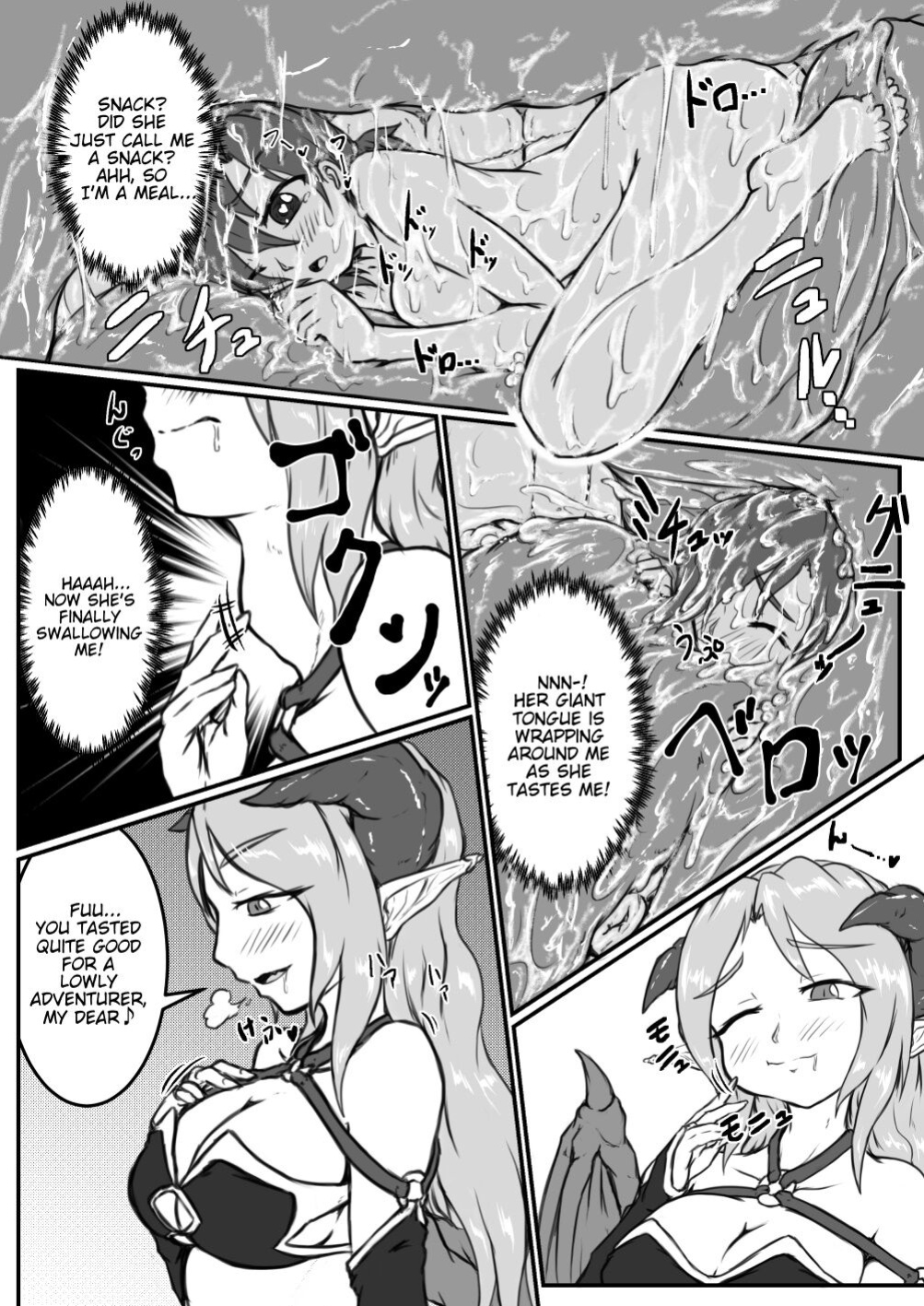 Swallowed by Big Sister Succubus