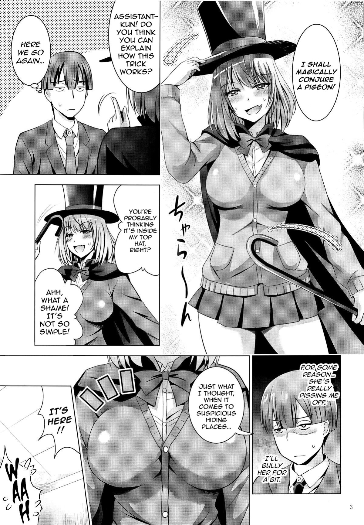 [Noriajou (Shiroi Noria, Arino Hiroshi)] Tejina-Senpai no Ero Tejina | Erotic Magic Tricks with Tejina-Senpai (Tejina Senpai) [The NekoMancers]