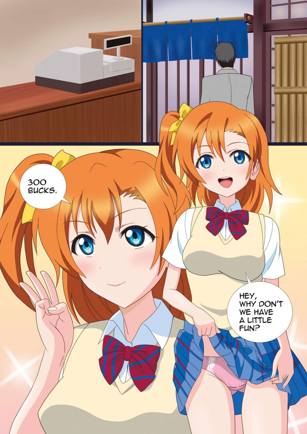 [MagicalFlight (Juujou Tatami)] Honoka to Enkou shiyou yo | The Paid Dating Girl Honoka (Love Live!)
