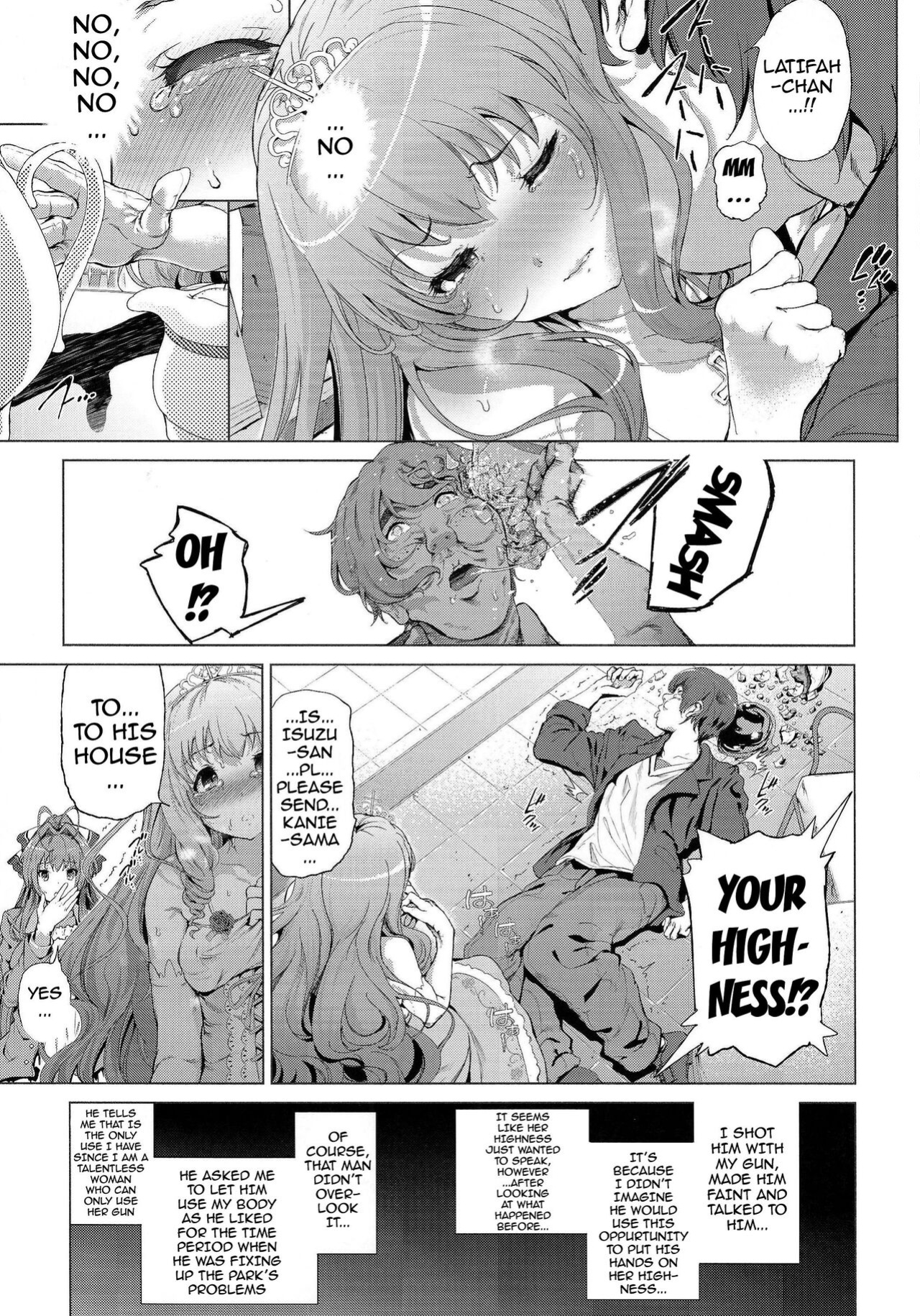 [viento campanilla (Suzuhane Suzu)] Sento Isuzu no Junan -Kanie Seiya ga Dosukebe Kimomen datta Sekai- | The Suffering of Sento Isuzu -The Universe Where Kanie Seiya was a Repulsive Lecher- (Amagi Brilliant Park)