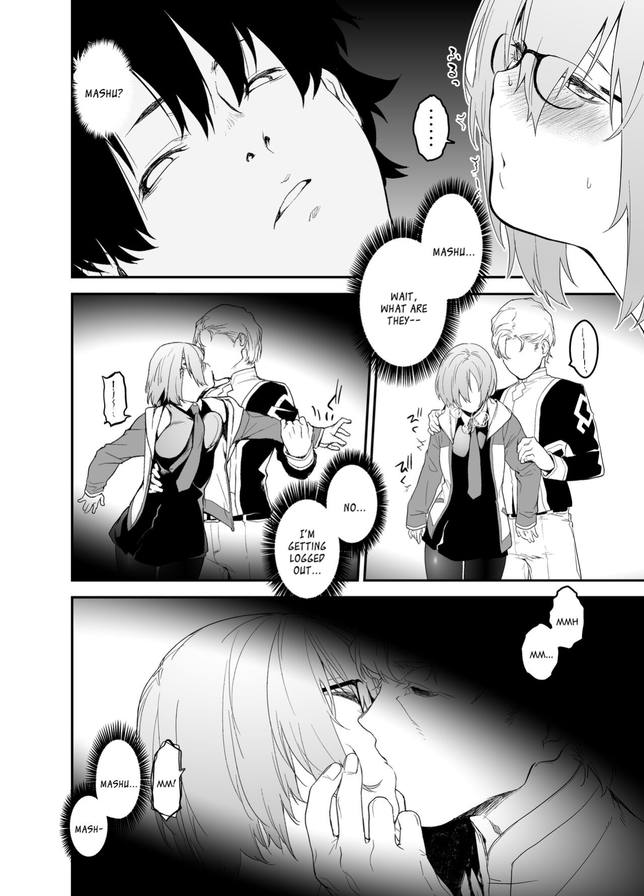 [MARCH (Minakuchi Takashi)] Maintenance de Senpai ga Neteiru Aida ni | While Senpai Is Asleep During Maintenance (Fate/Grand Order)