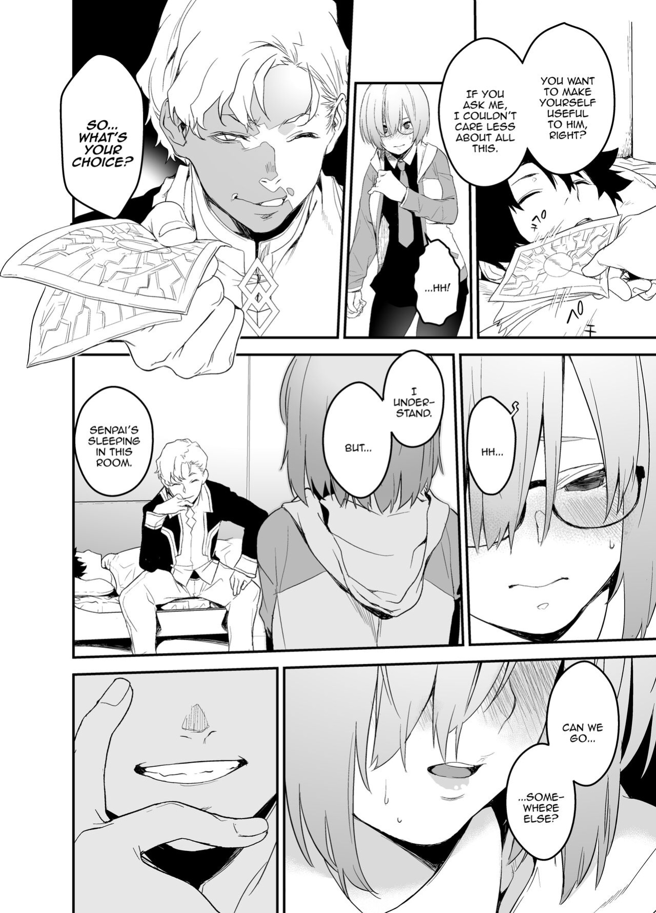[MARCH (Minakuchi Takashi)] Maintenance de Senpai ga Neteiru Aida ni | While Senpai Is Asleep During Maintenance (Fate/Grand Order)