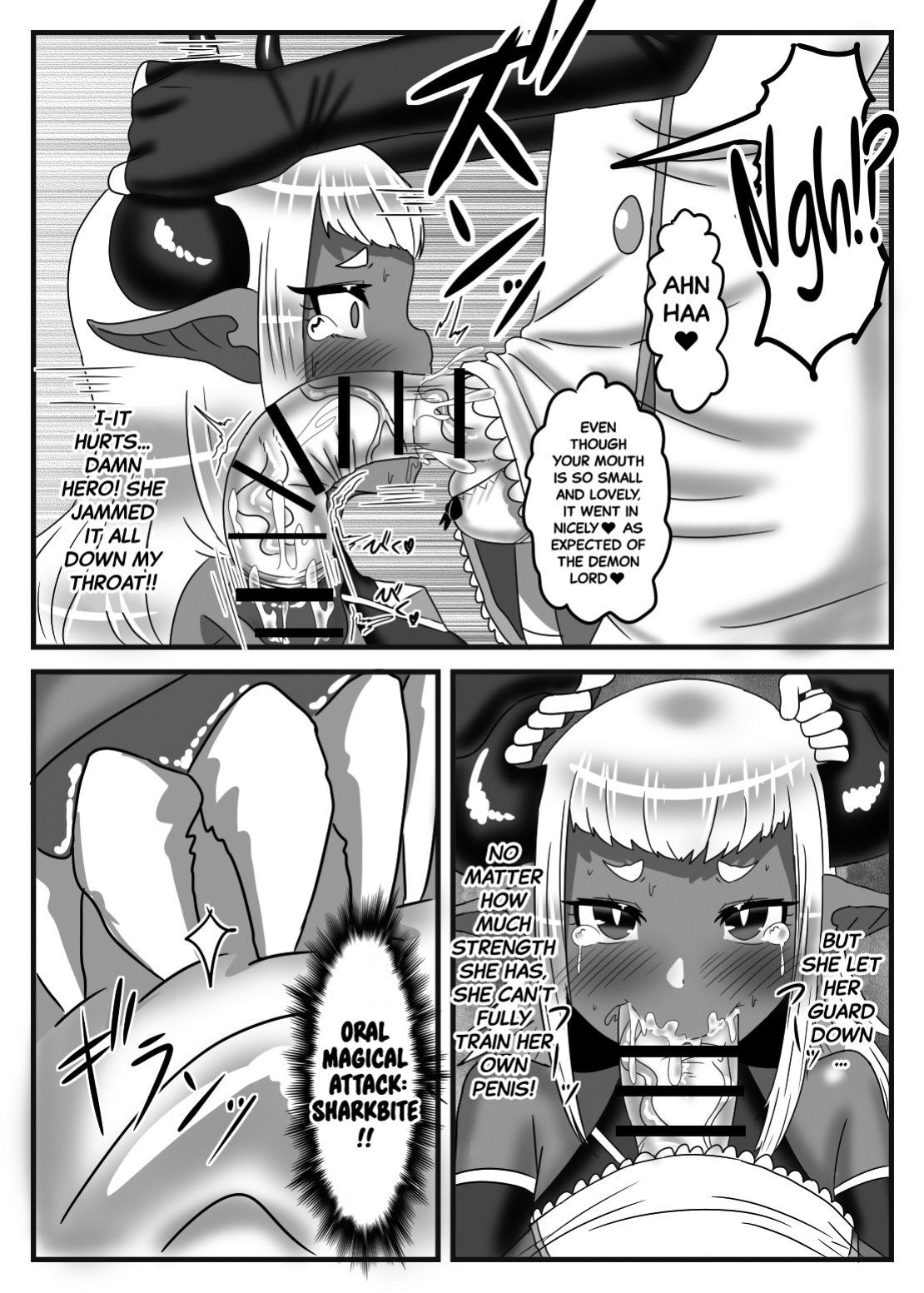 [Nitiniti Sowa ] Futanari Yuusha no Maou Rouraku | The Futanari Hero's Allurement of The Demon Lord [Black Grimoires]