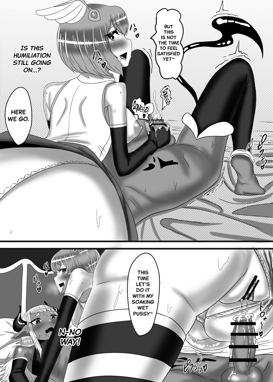 [Nitiniti Sowa ] Futanari Yuusha no Maou Rouraku | The Futanari Hero's Allurement of The Demon Lord [Black Grimoires]