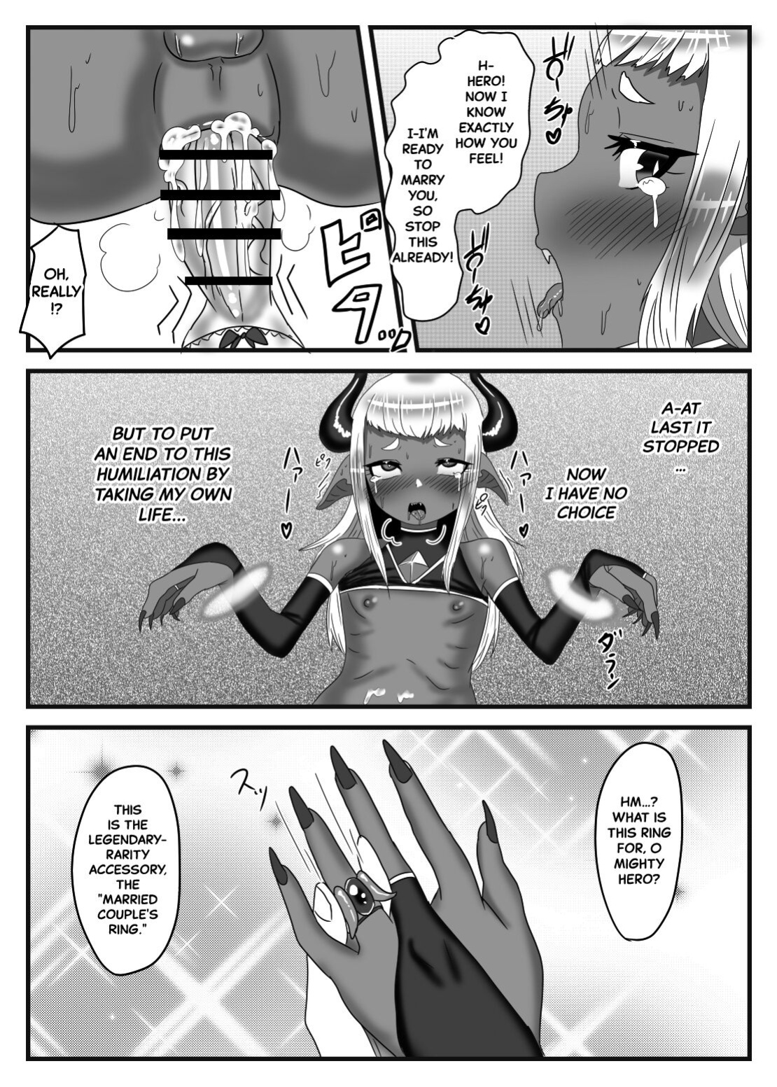 [Nitiniti Sowa ] Futanari Yuusha no Maou Rouraku | The Futanari Hero's Allurement of The Demon Lord [Black Grimoires]