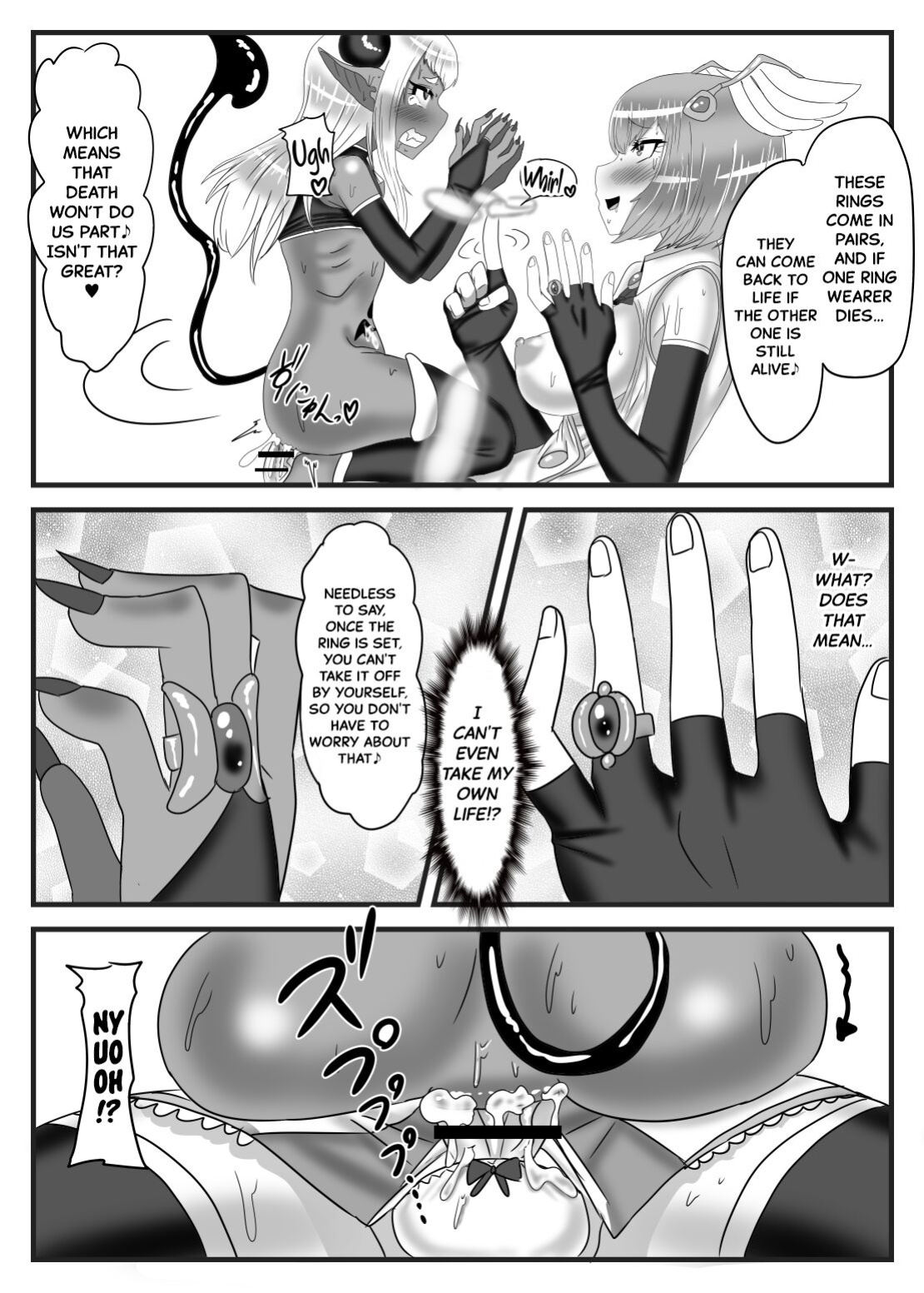 [Nitiniti Sowa ] Futanari Yuusha no Maou Rouraku | The Futanari Hero's Allurement of The Demon Lord [Black Grimoires]