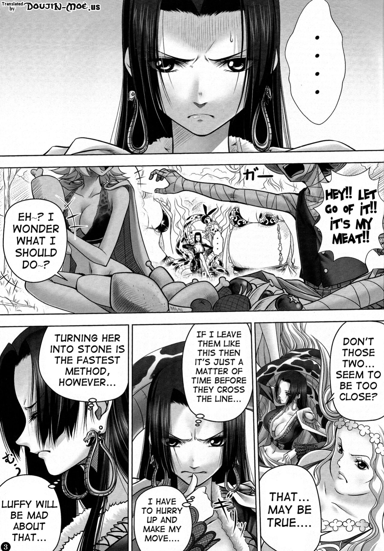 [Mikenekodou ] Hebihime-sama to Warui Mushi | Hebihime-Sama Punishes Margaret (One Piece)