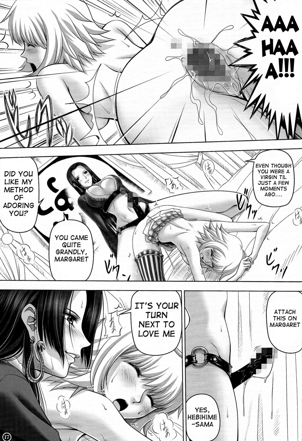 [Mikenekodou ] Hebihime-sama to Warui Mushi | Hebihime-Sama Punishes Margaret (One Piece)