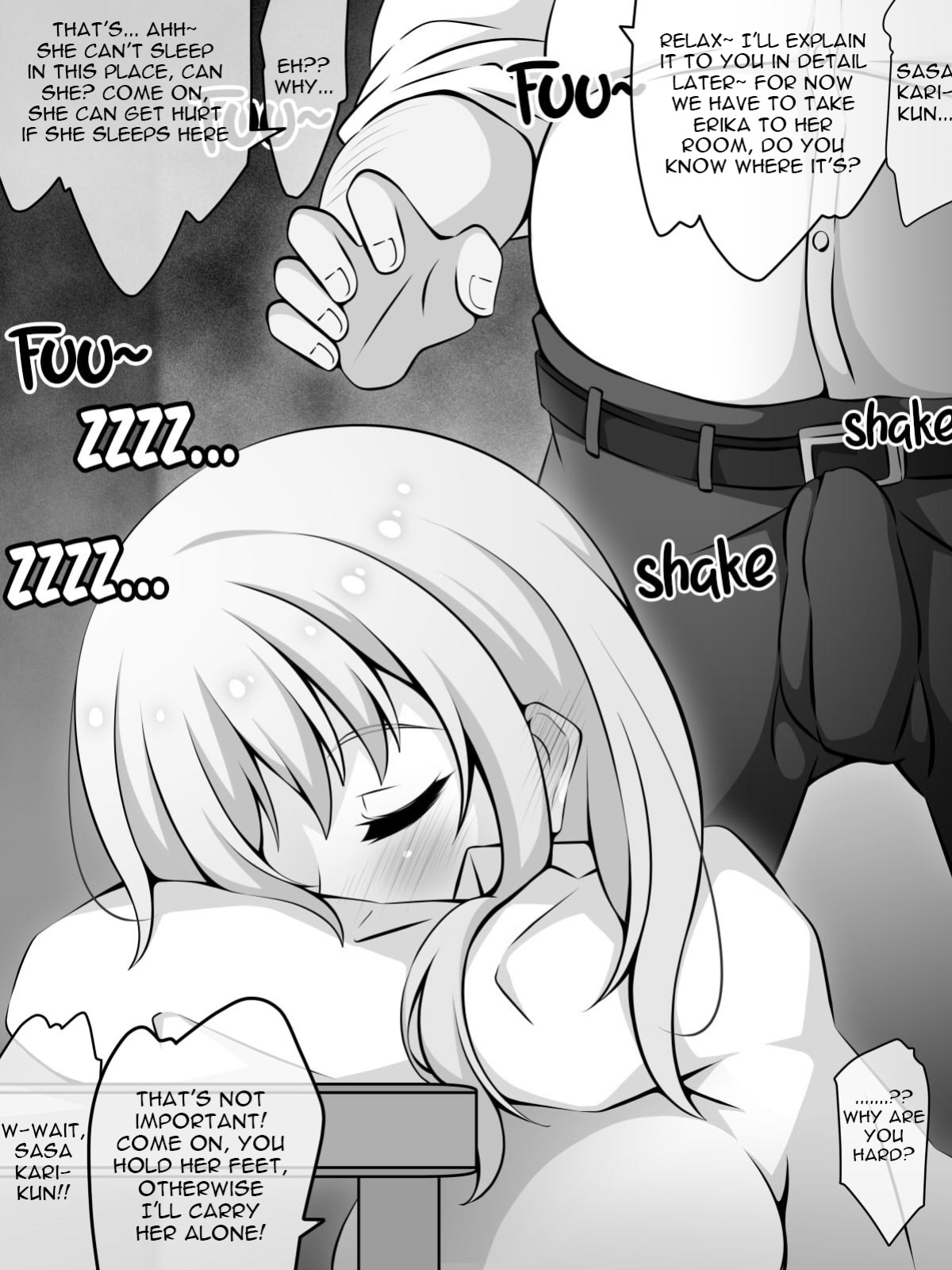 Akogare no Onee-chan ga Netorareru Zenpen ~Daisuki na Hito ga Suiminkan sareteru noni Nani mo Dekinai Boku~ [SFX translation]