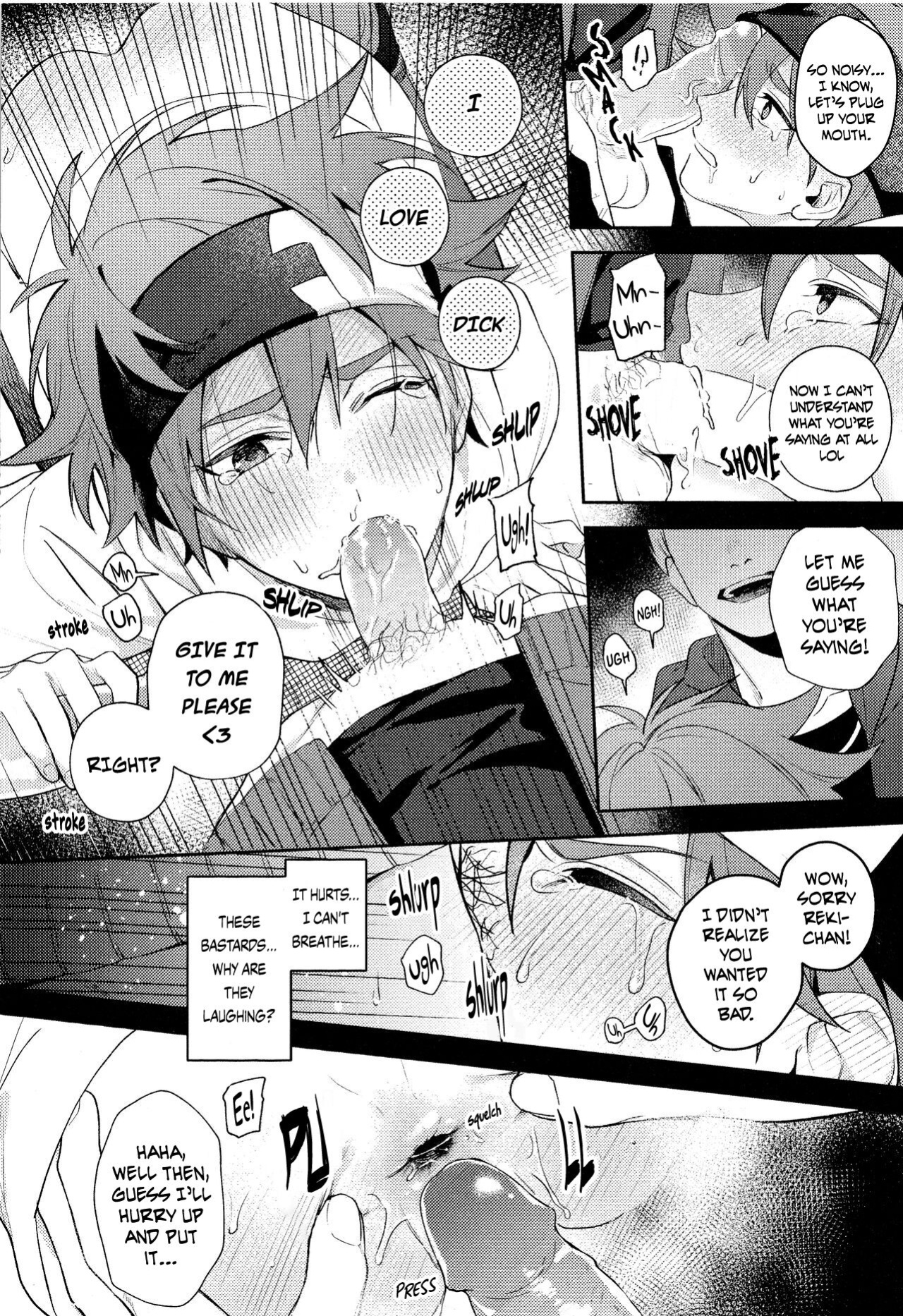 (Chou OPEN THE GATE! 2021) [Yuukyuu Smile, WWC (Monoko, Sakai Isaka)] Mob Reki Hon. | Mob x Reki Book. (SK8 The Infinity) [non-connoisseur]