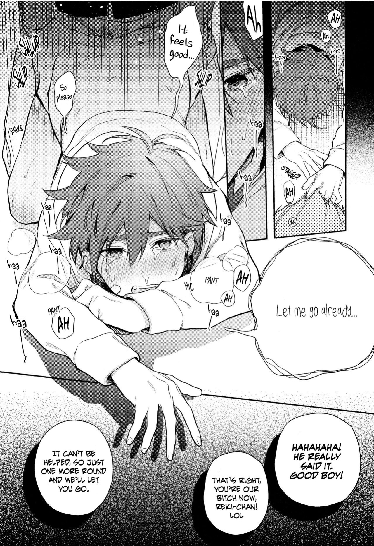 (Chou OPEN THE GATE! 2021) [Yuukyuu Smile, WWC (Monoko, Sakai Isaka)] Mob Reki Hon. | Mob x Reki Book. (SK8 The Infinity) [non-connoisseur]