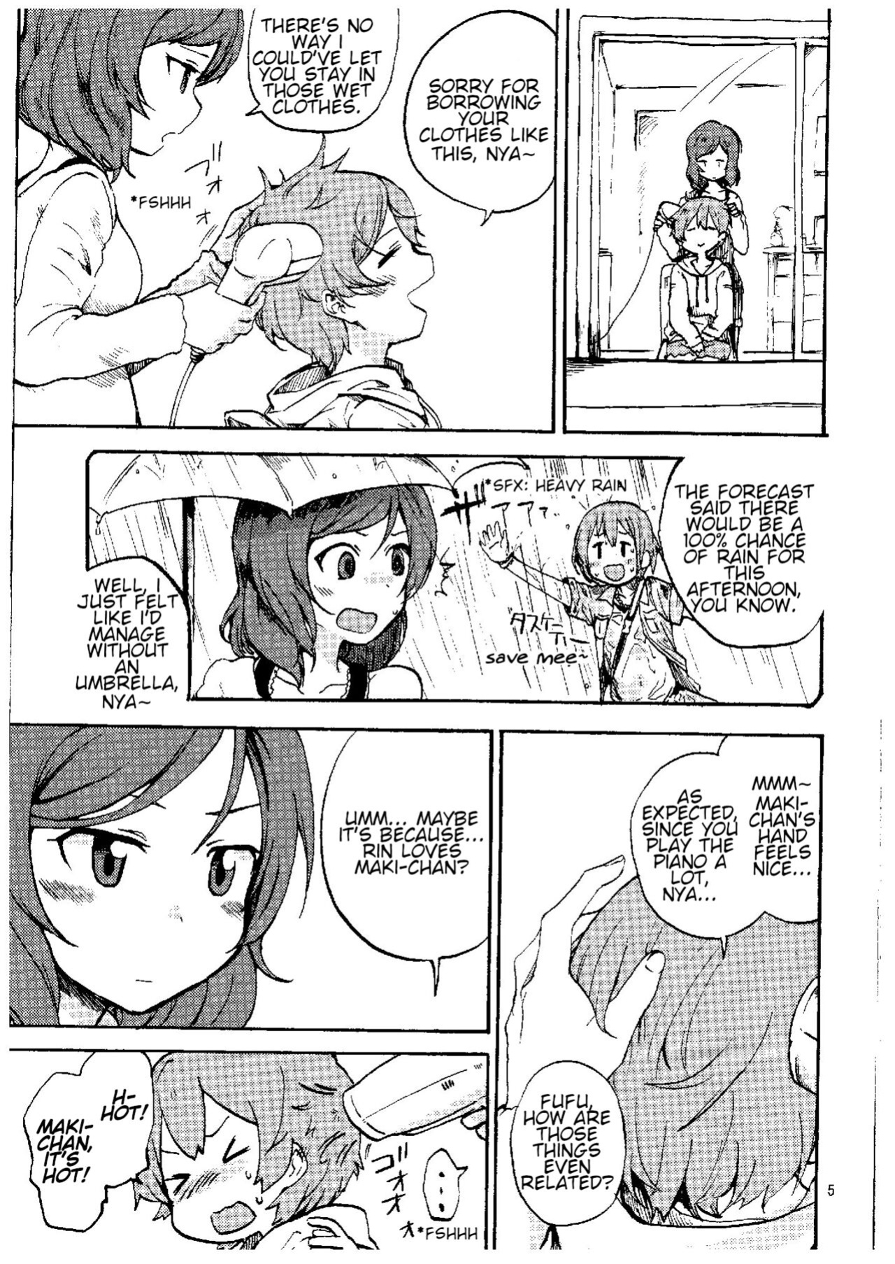 (Makitan!) [Kurocan (Itsuki Kuro)] Rin nara Watashi no Tonari de Neteru kedo Nani ka? (Love Live!)