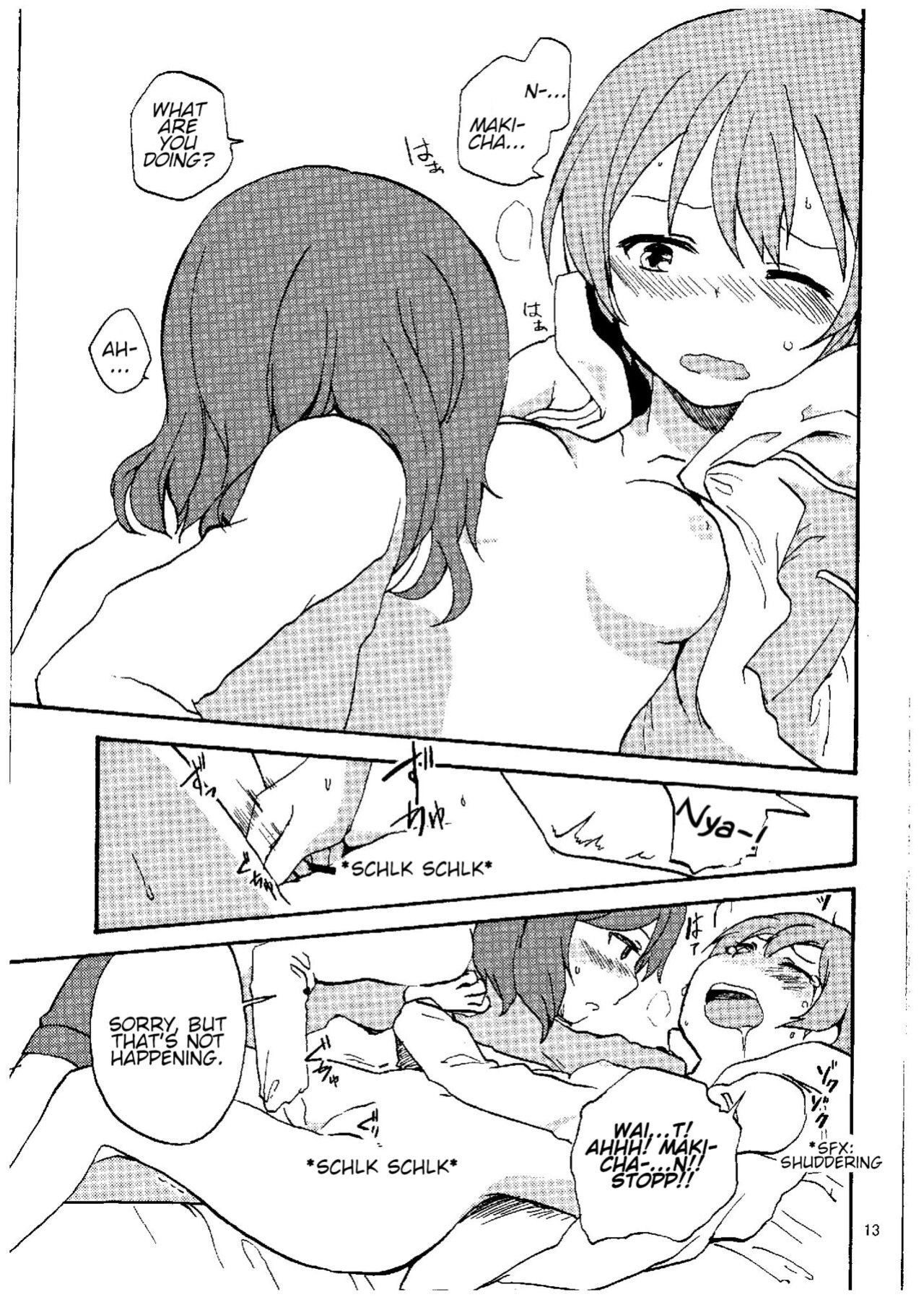 (Makitan!) [Kurocan (Itsuki Kuro)] Rin nara Watashi no Tonari de Neteru kedo Nani ka? (Love Live!)