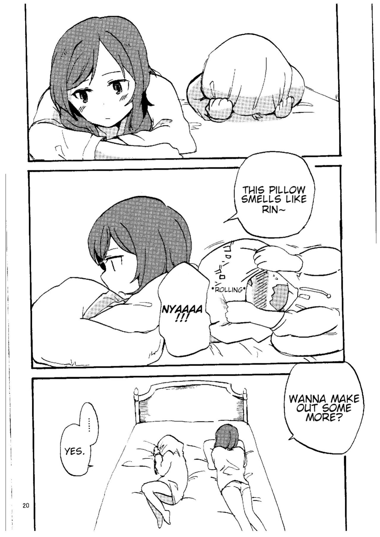 (Makitan!) [Kurocan (Itsuki Kuro)] Rin nara Watashi no Tonari de Neteru kedo Nani ka? (Love Live!)