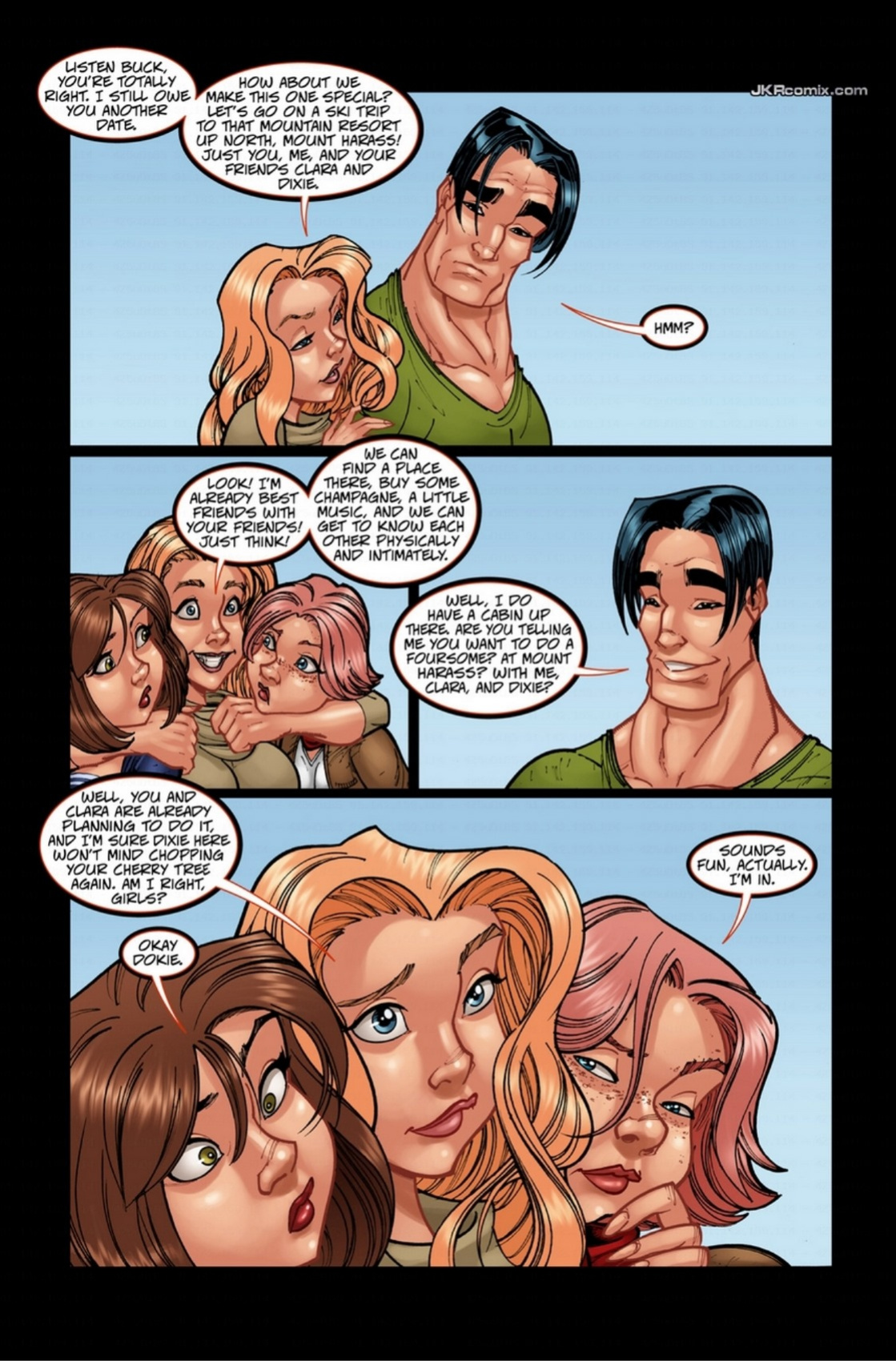 Mount Harass First Date Part 2 [JKR Comix]