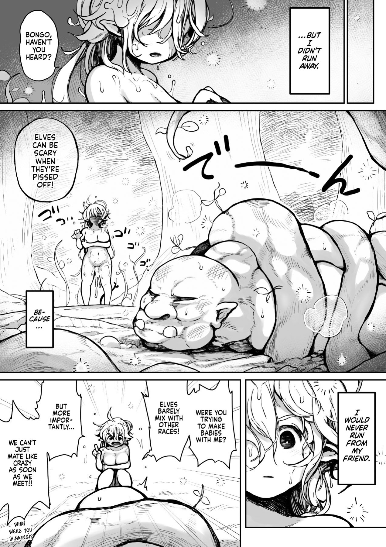 [Mugihoho ] Elf to Orc no Otoshigoro | Elf And Orc Are Growing Up