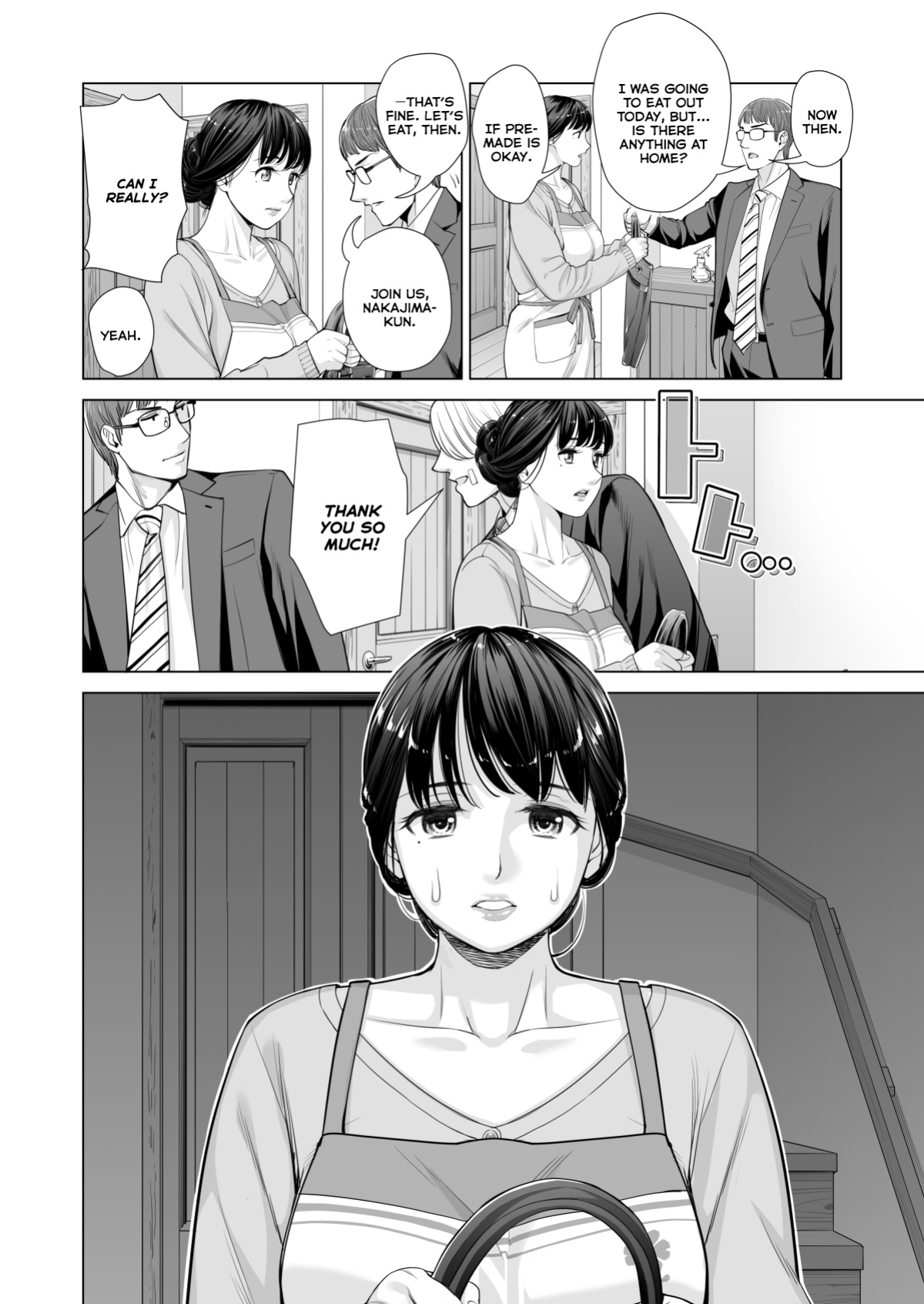 [HGT Lab ] Tsukiyo no Midare Zake Moonlit Intoxication ~ A Housewife Stolen by a Coworker Besides her Blackout Drunk Husband ~ Chapter 2