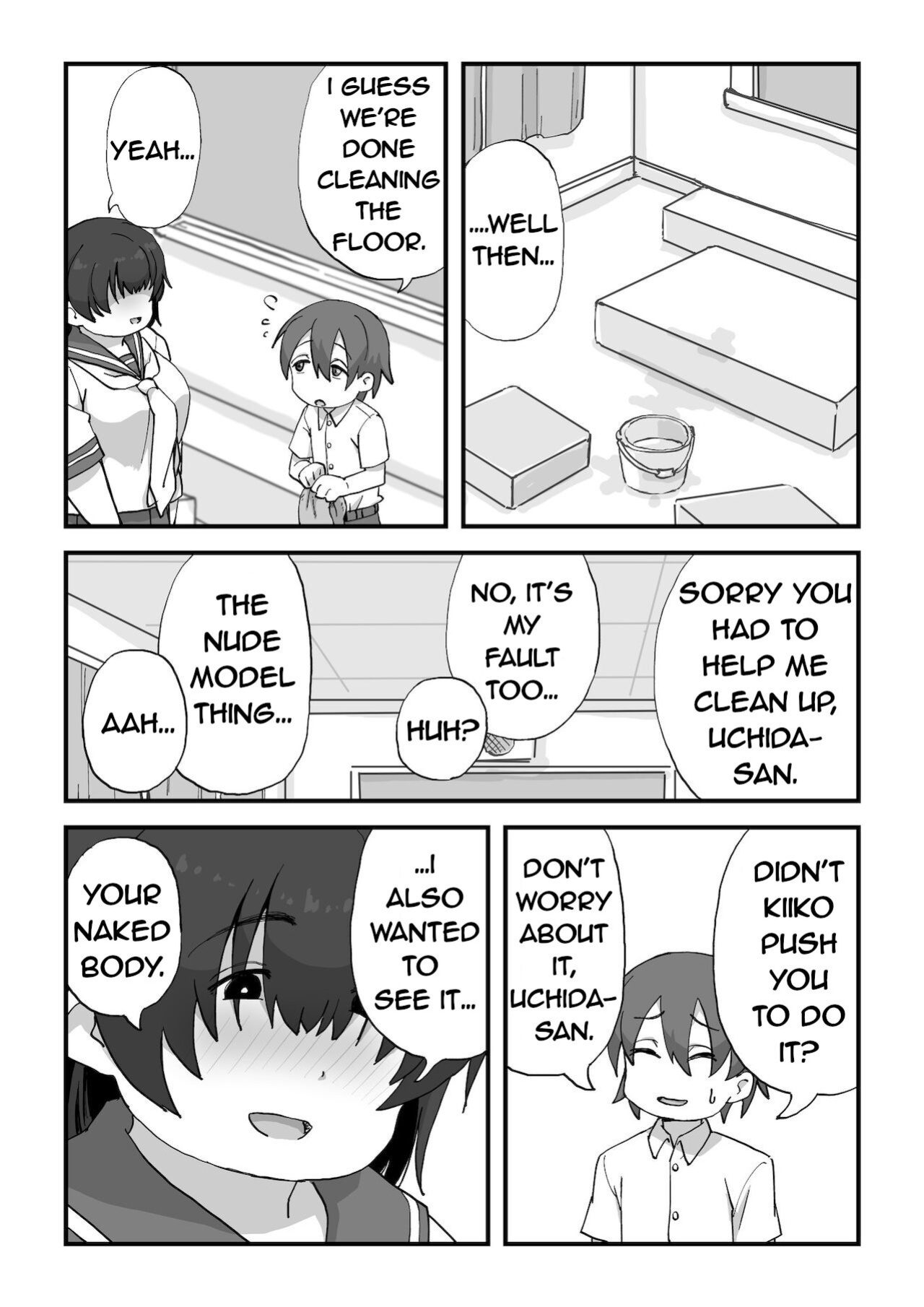 Boku wa Manken Senzoku Nude Model
