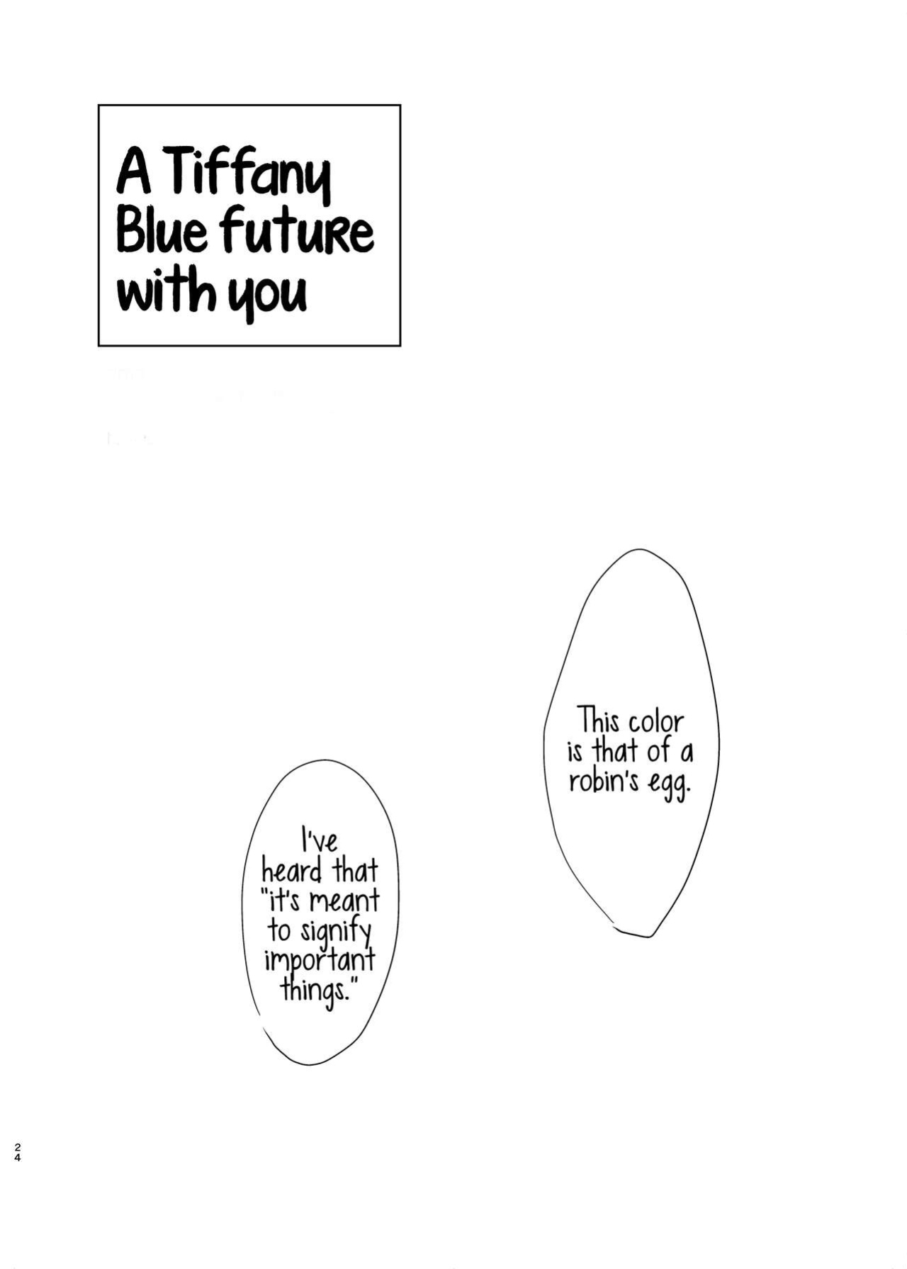 [Shobocon (Kitamura Tooru)] Tiffany Blue no Mirai o Kimi to | A Tiffany Blue future with you (Love Live!)