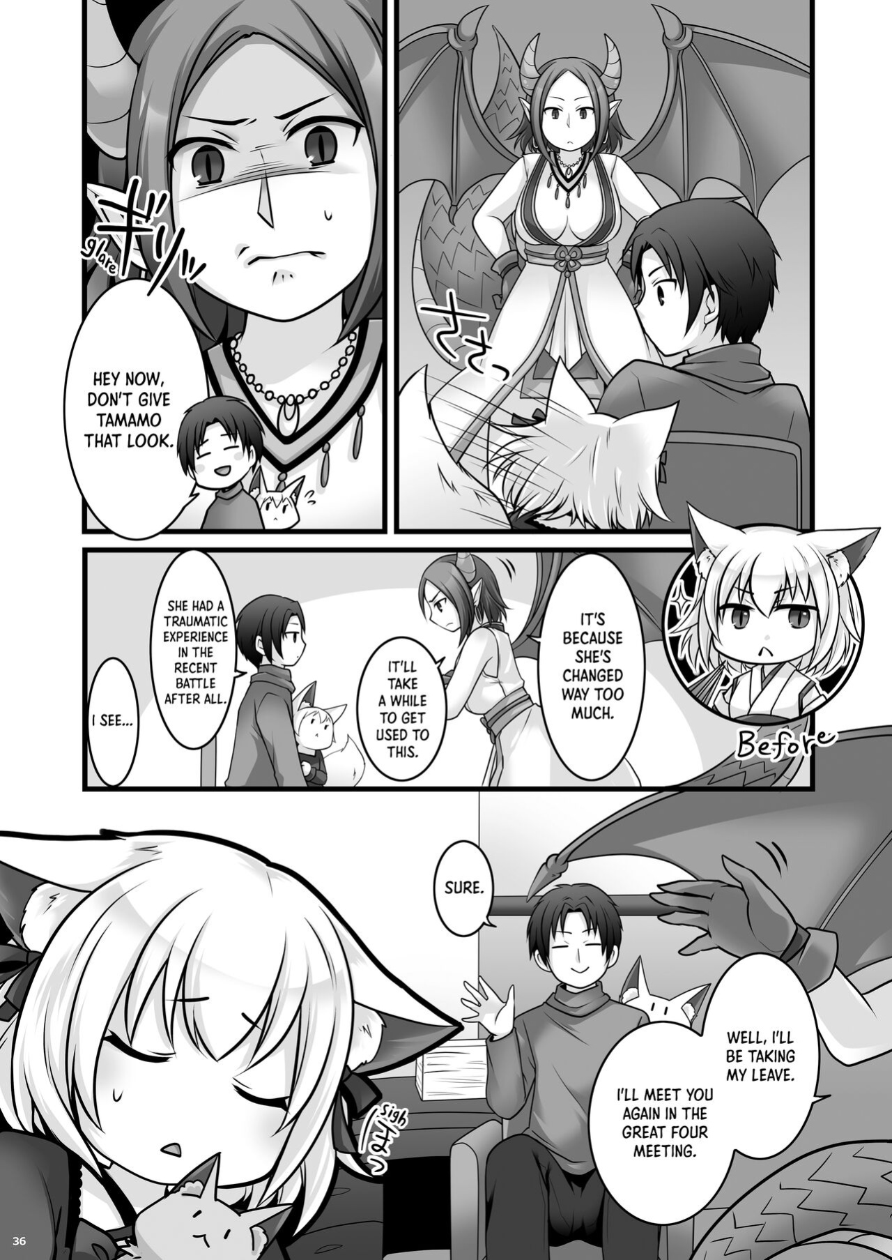 [Chabatake ni Haeta Takenoko (Kuratsuka Riko, Iga Senpuki)] Ippan Heishi Akira ga Shitennou Tamamo wo Tsukaima ni Dekita Wake | How The Common Footsoldier Akira Made Tamamo of the Great Four Into His Familiar