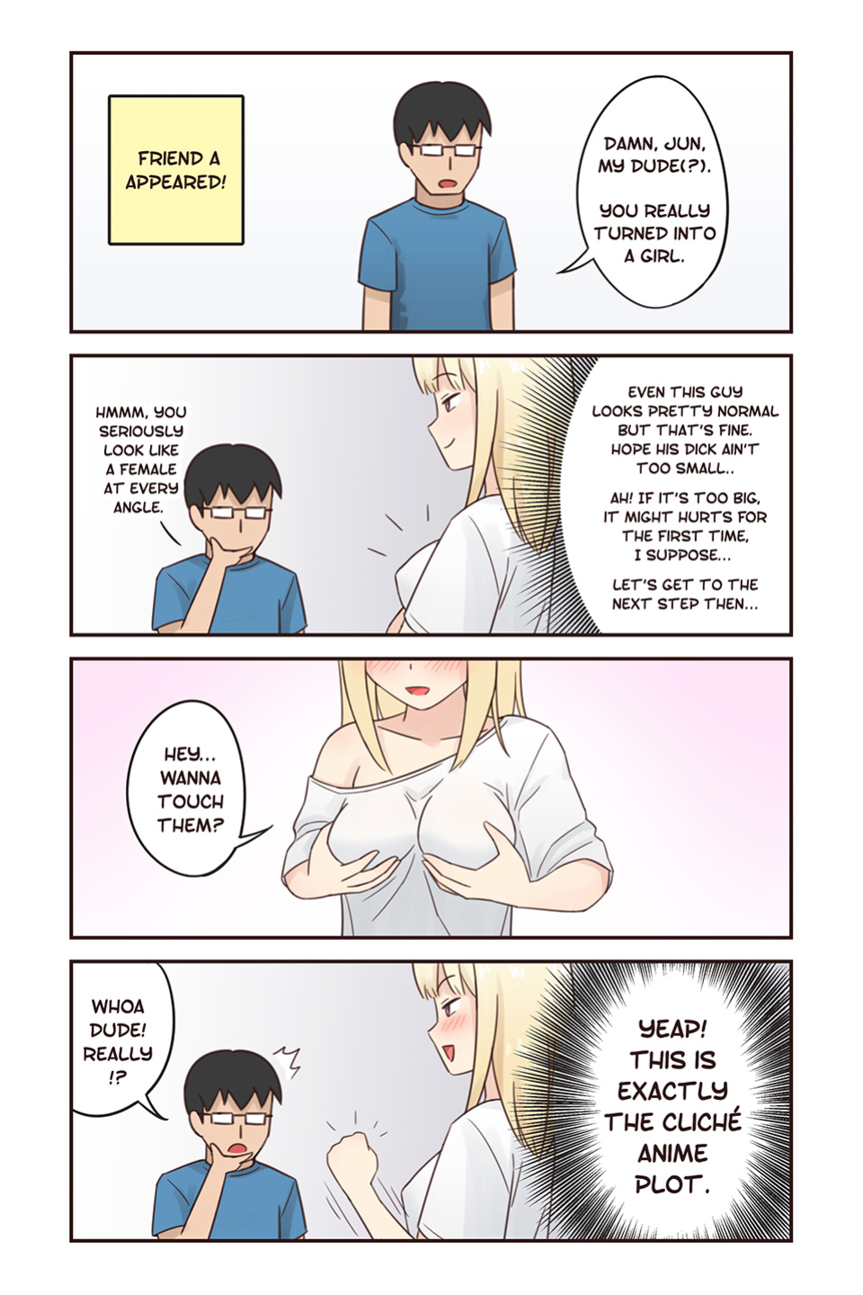 I turned into a girl but NO ONE fucks me #1