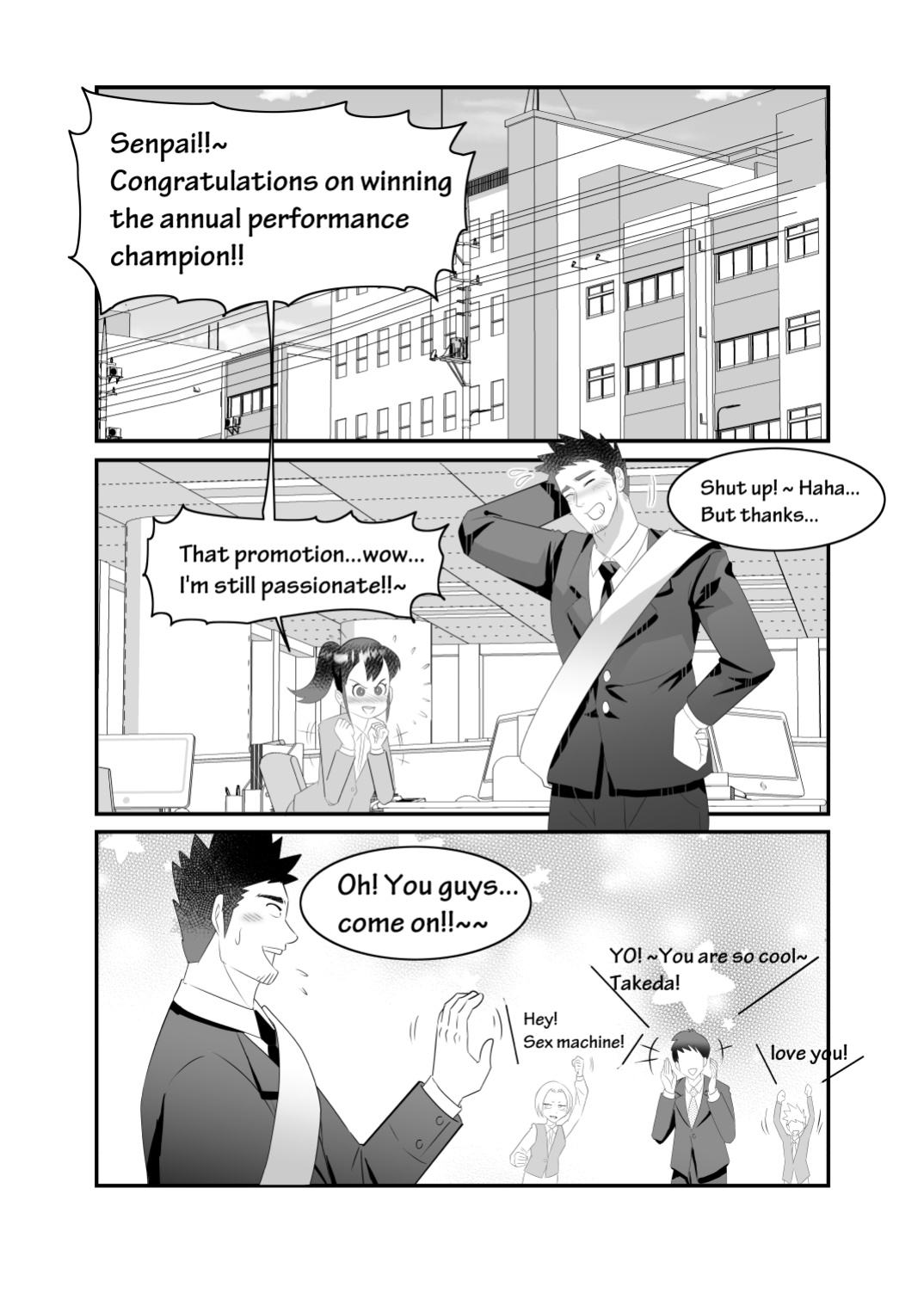 [Kuma Hachi] Harumi Takeda (Senpai ga Uzai Kouhai no Hanashi)