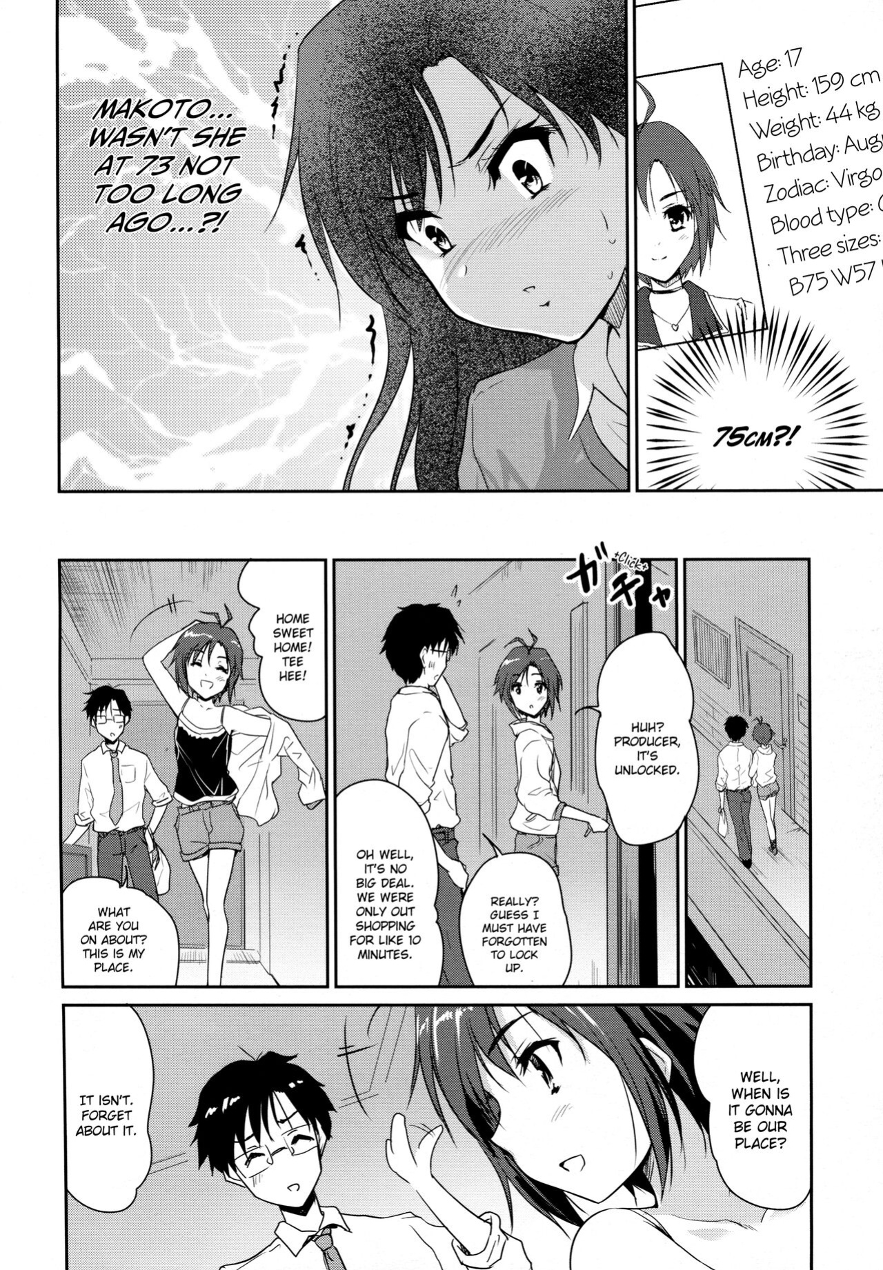 [Ngmyu (Tohgarashi Hideyu)] Naichichi Panic | Flat-Chested Panic (THE IDOLM@STER)