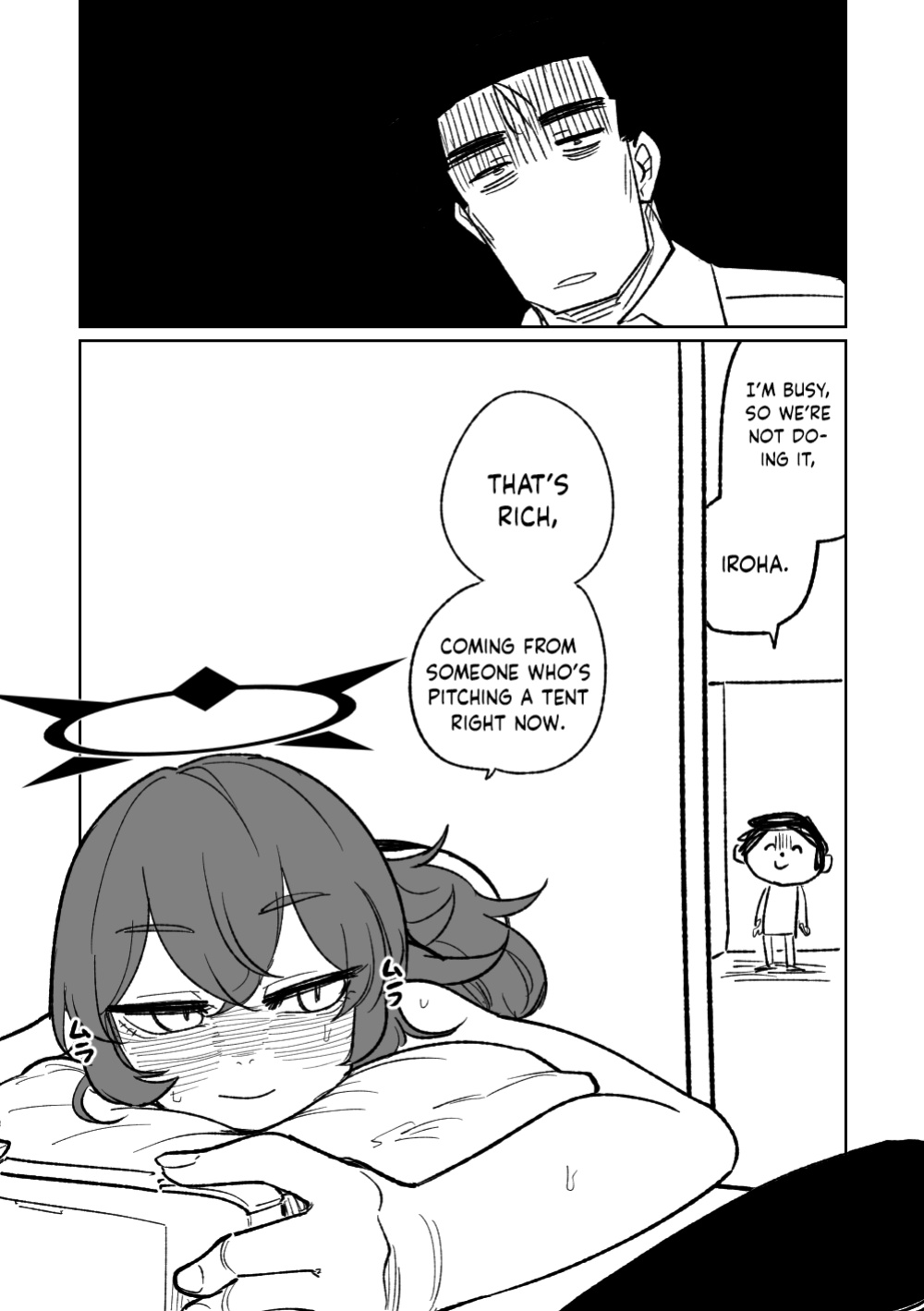 [Asahina Yoshitosi] KabeShiri | Help, Step-Sensei, I'm Stuck! (Blue Archive)