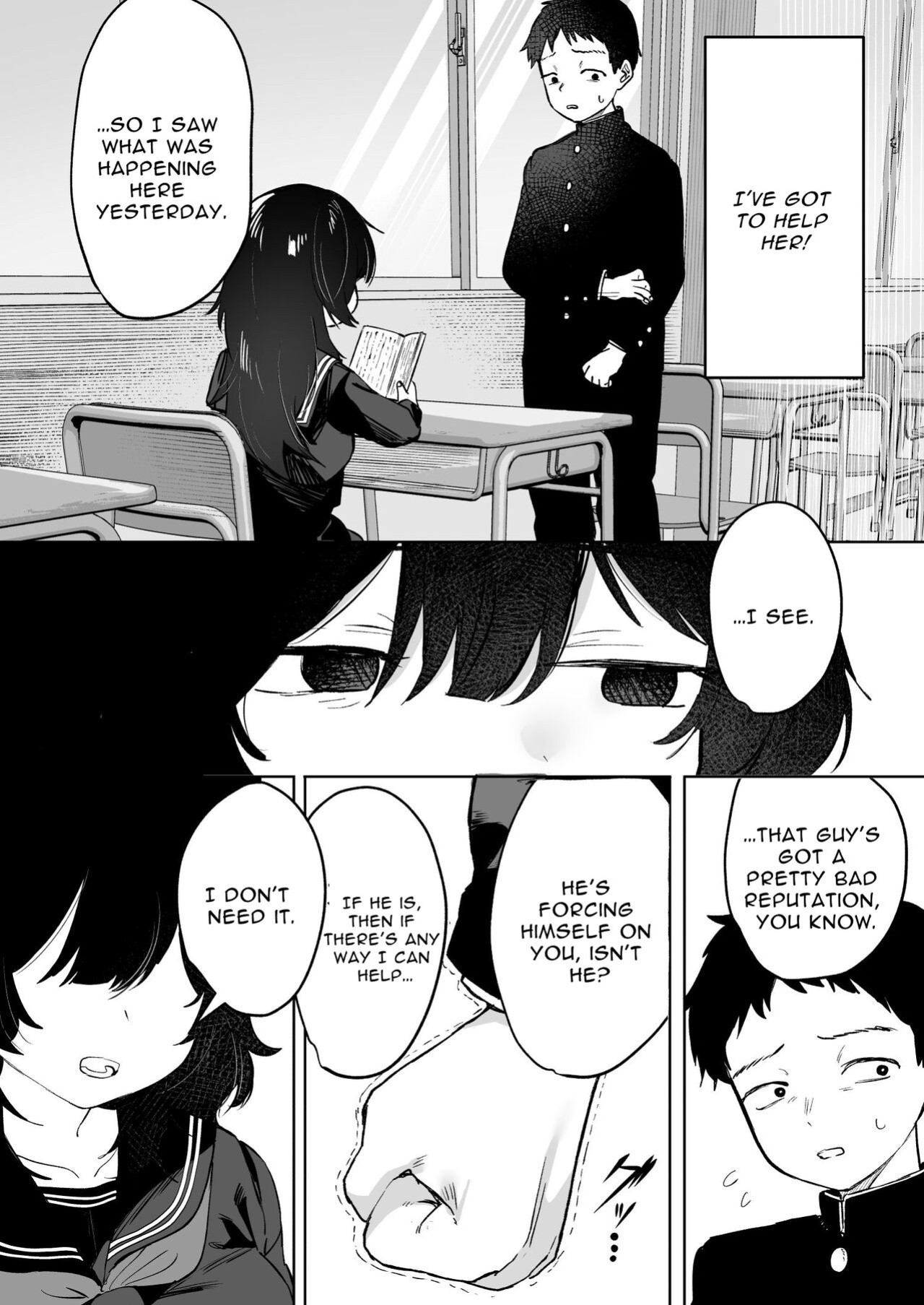 [Tori Salt (Nada Salt, Toriuchi)] Anoko wa Boku ga Suki ja Nai Boku dake ga Kizuiteta Hazu no Loli Kyonyuu Jimikei Bungaku Shoujo | She Doesn't Like Me ~ I thought I was the only one~ Plain Busty Bookworm Girl [Selcouth]