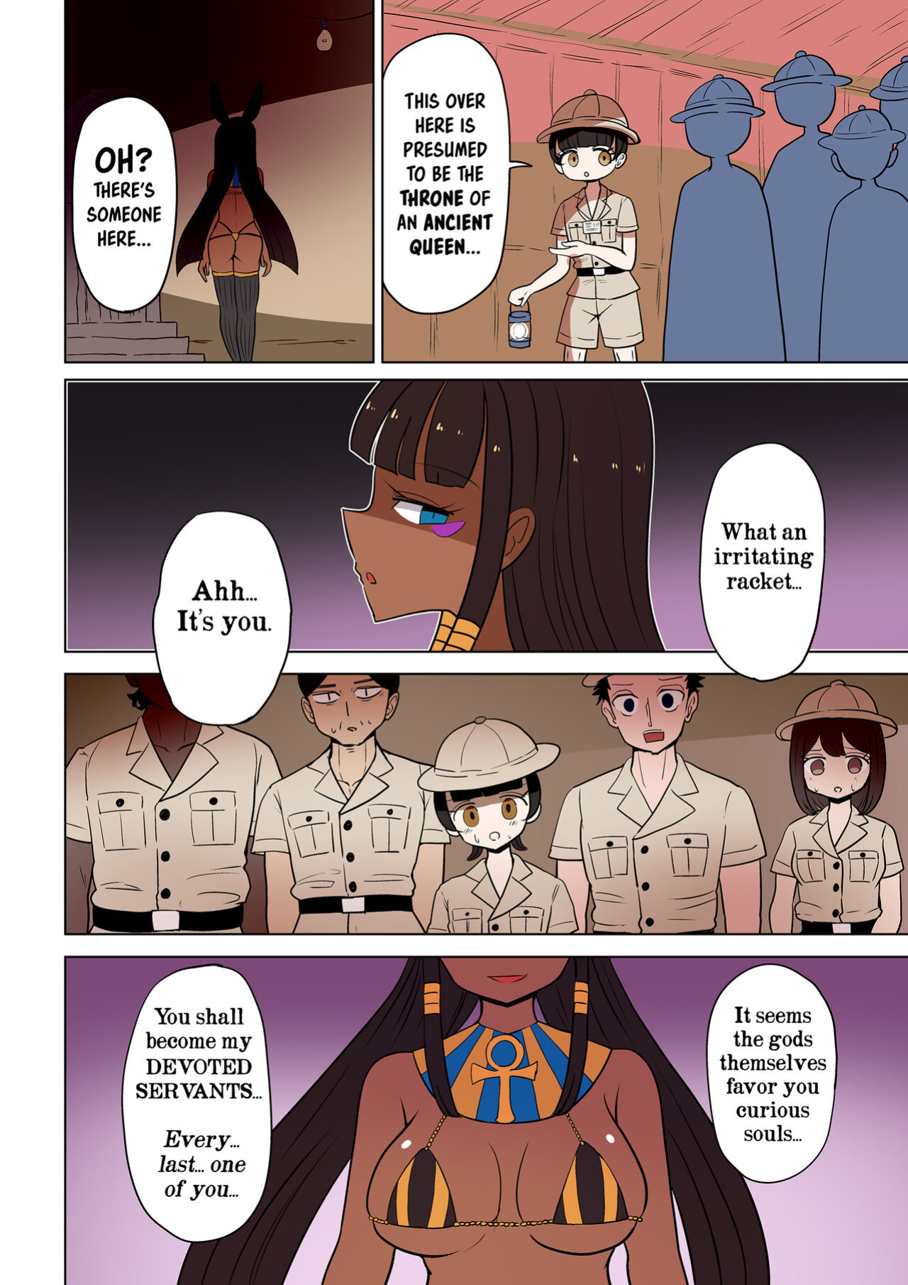 [Murasaki Nyanko Bar (Vae)] Pharaoh's Curse (Chabatake Vae no TS Tanpenshuu 4)